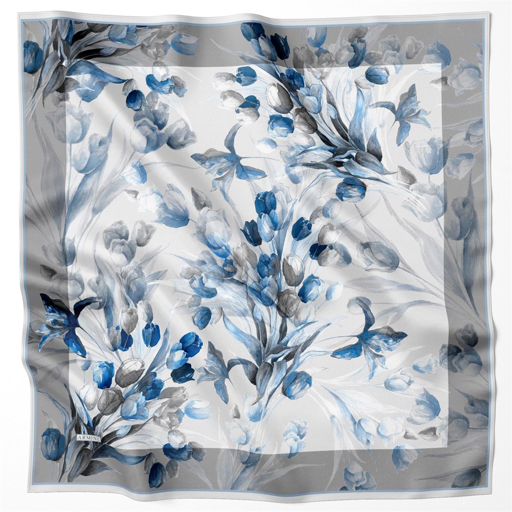 Armine Silk Scarf 2022 Spring-Summer - 8715D-05 - Twill