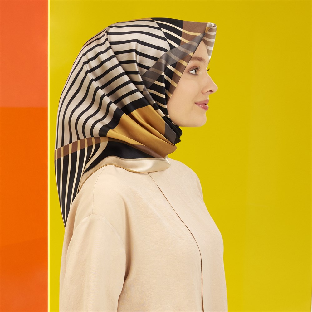 Armine İpek Eşarp 2022 İlkbahar-Yaz - 8732D-01 - Tivil