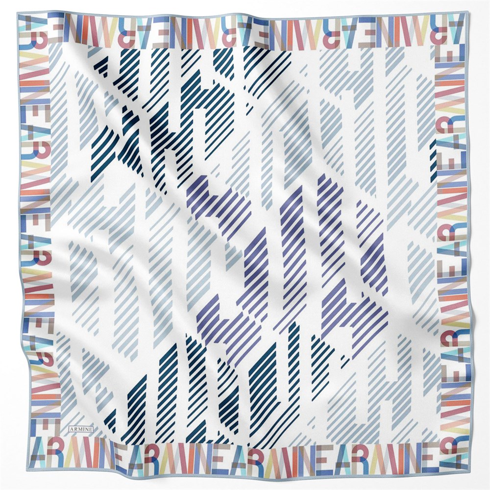 Armine Silk Scarf 2022 Spring-Summer - 8712D-47 - Twill