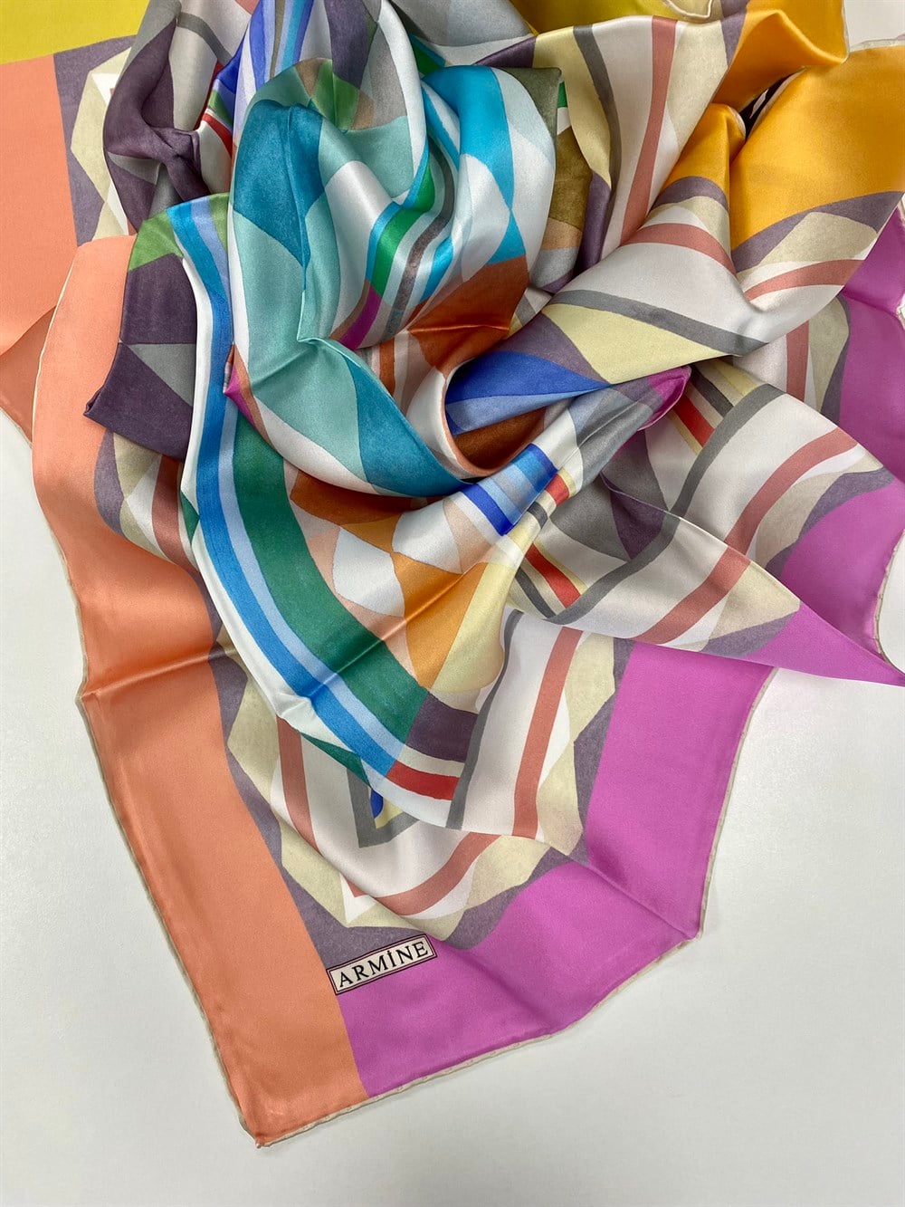 Armine Silk Scarf 2022 Spring-Summer - 8752D-18 - Twill