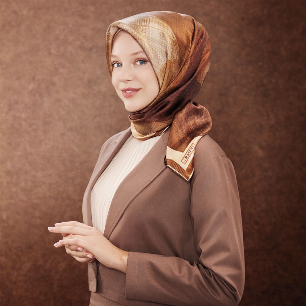 Armine İpek Eşarp 2022/2023 Sonbahar Kış - 8830D-09 - Sura