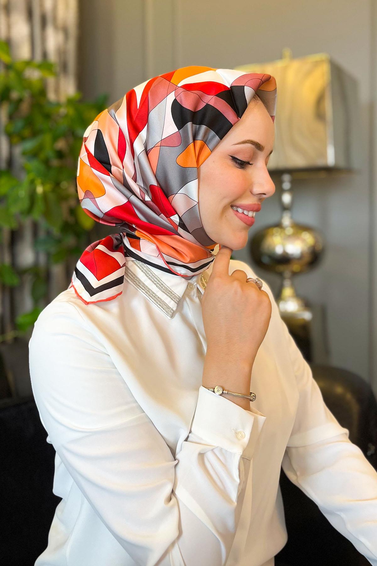 Armine İpek Eşarp 2023 İlkbahar-Yaz - 8926D-39 - Sura