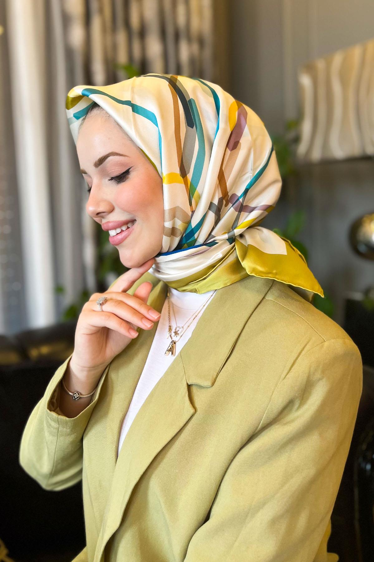 Armine İpek Eşarp 2023 İlkbahar-Yaz - 8902D-44 - Sura