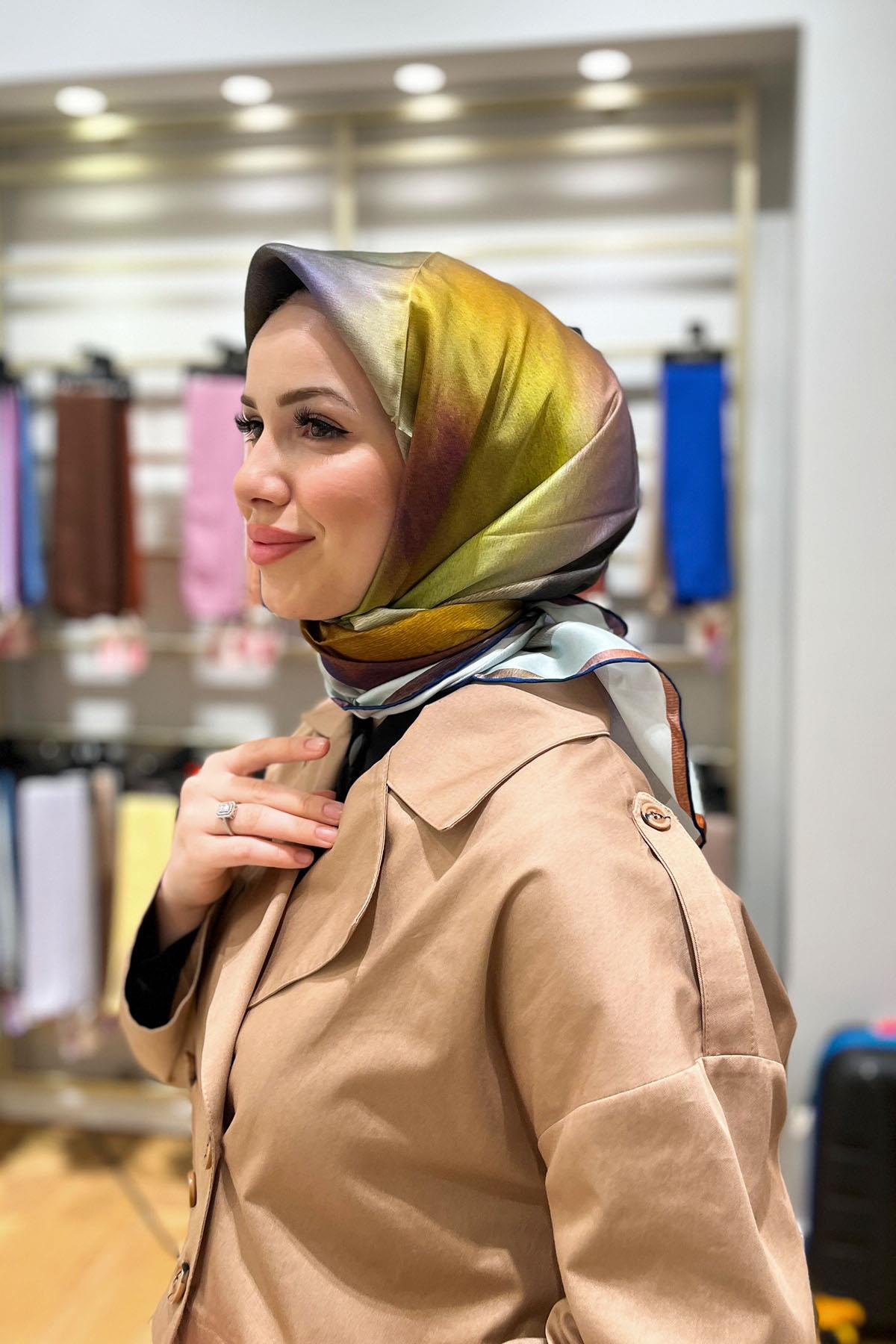 Armine İpek Eşarp 2023 İlkbahar-Yaz - 8927D-35 - Sura