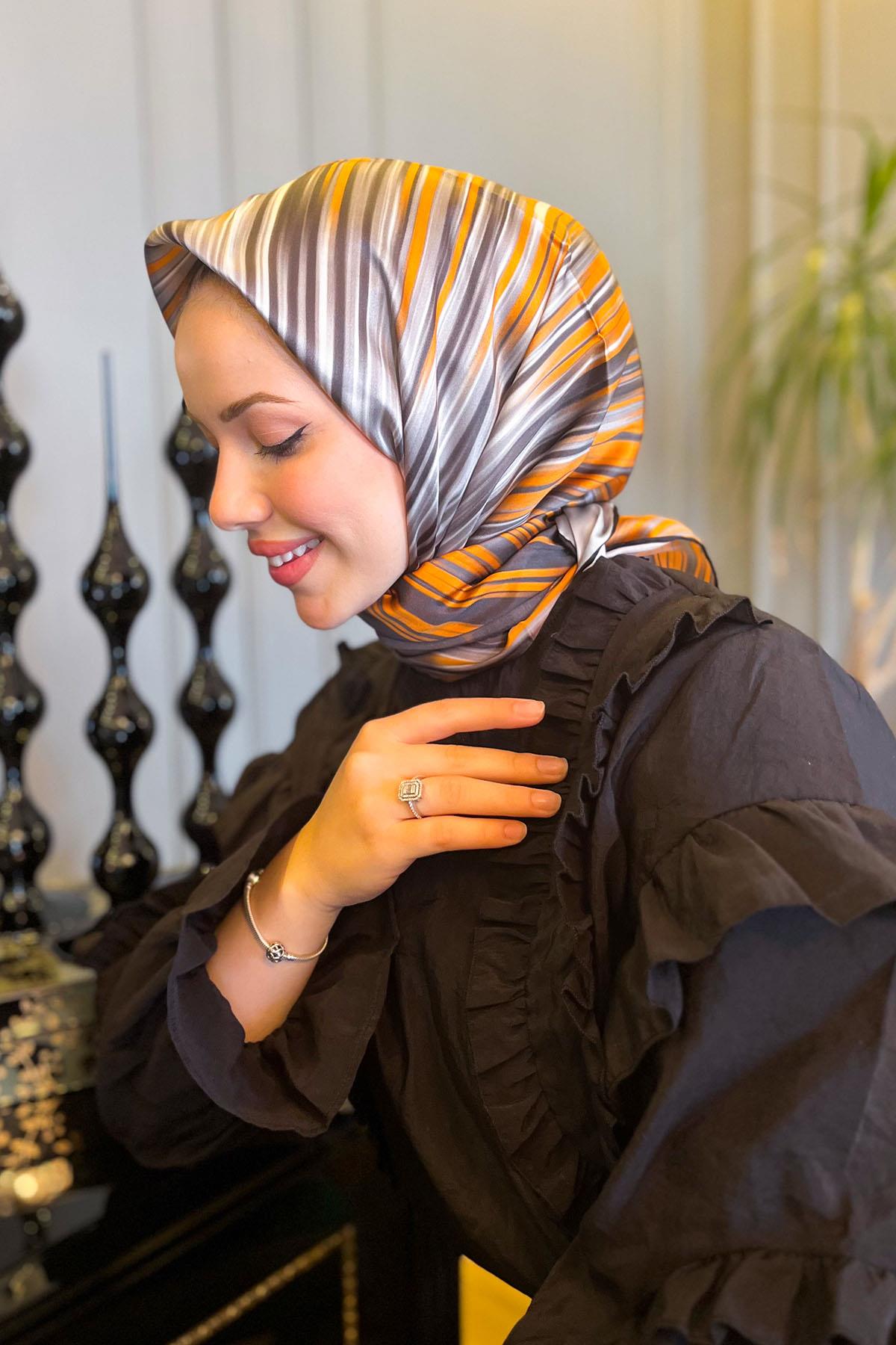 Armine İpek Eşarp 2023 İlkbahar-Yaz - 8956D-55 - Sura