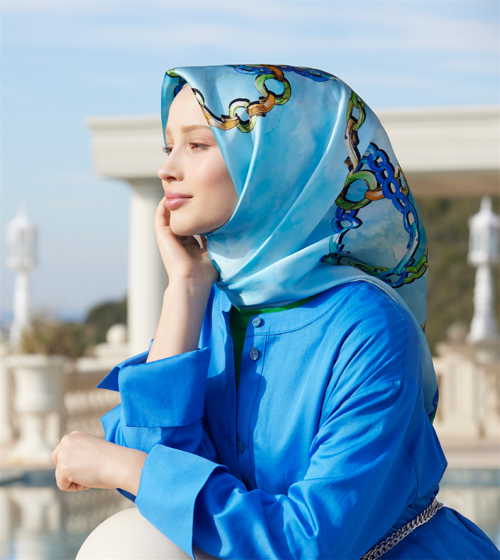 Armine İpek Eşarp 2023 İlkbahar-Yaz - 8920D-32 - Tivil