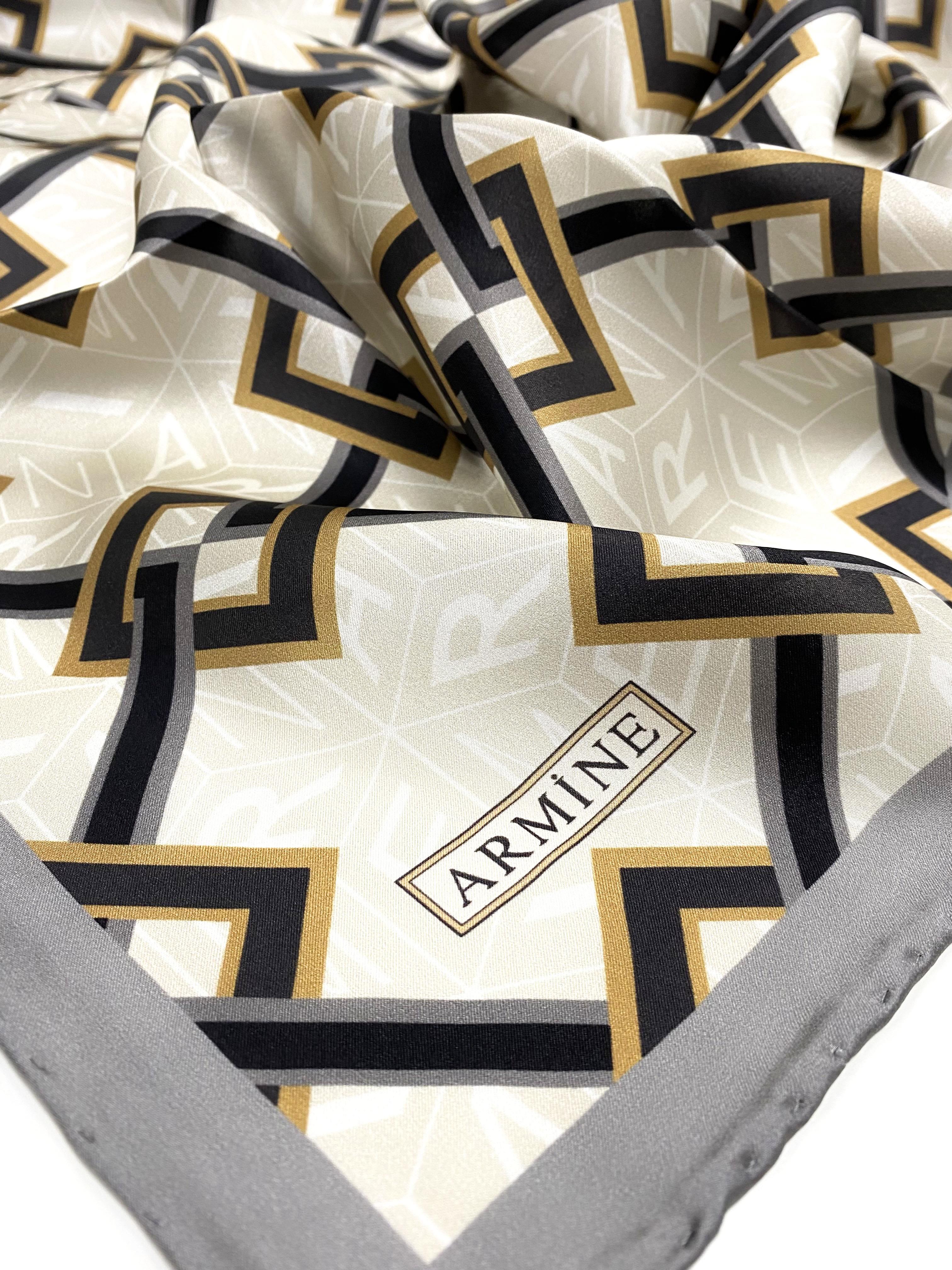 Armine İpek Eşarp 2023 İlkbahar-Yaz - 8940D-08 - Tivil