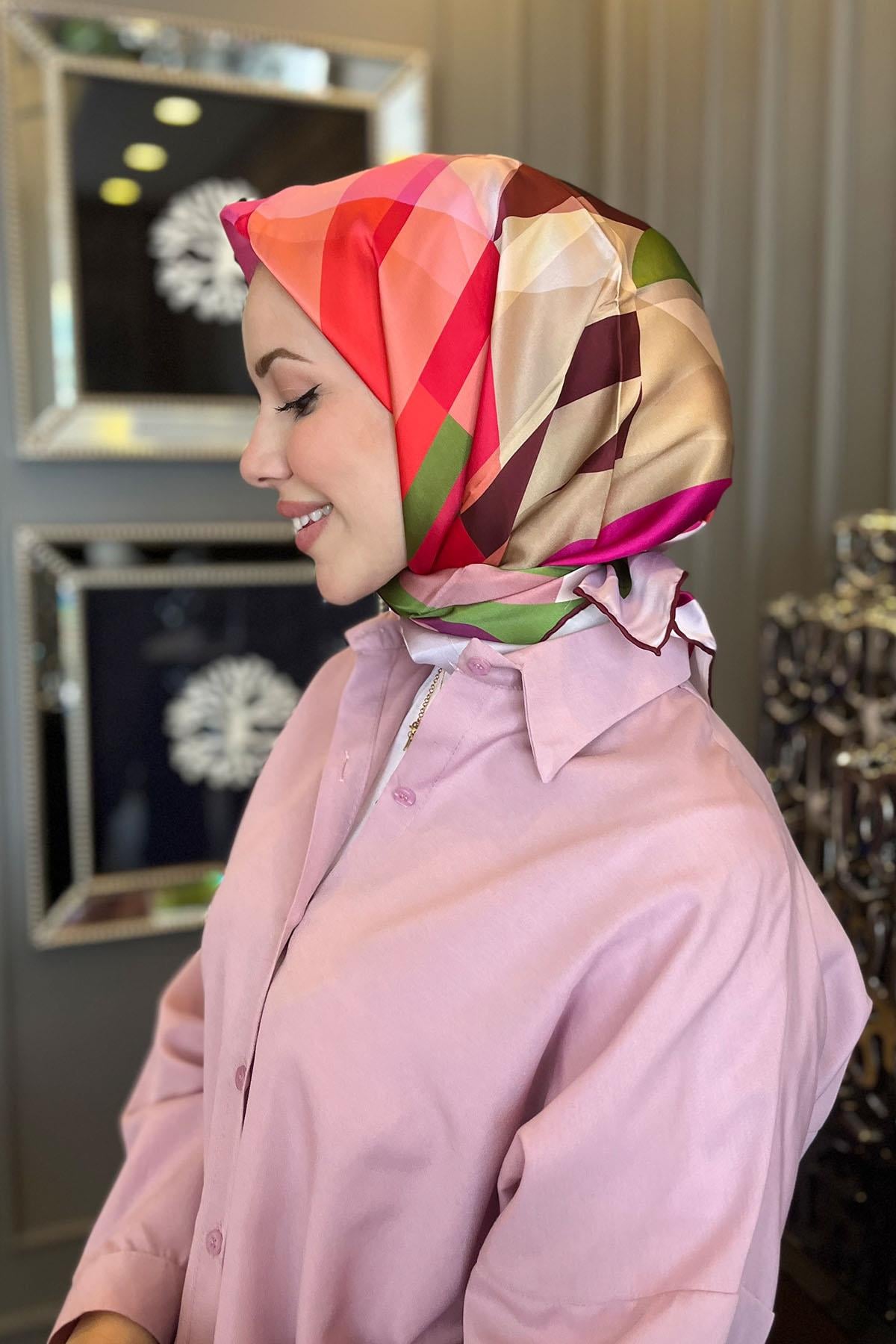 Armine İpek Eşarp 2023 İlkbahar-Yaz - 8901D-31 - Tivil
