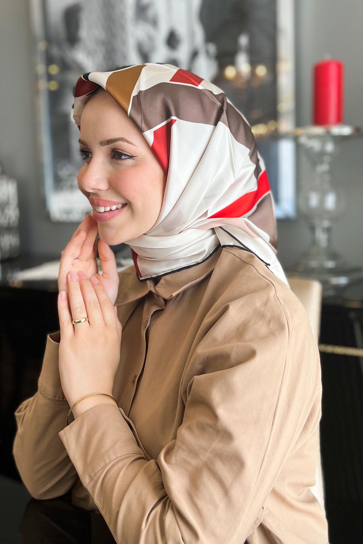 Armine İpek Eşarp 2023 İlkbahar-Yaz - 8923D-02 - Sura