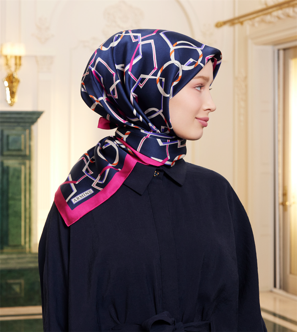 Armine İpek Eşarp 2023 İlkbahar-Yaz - 8916D-08 - Tivil