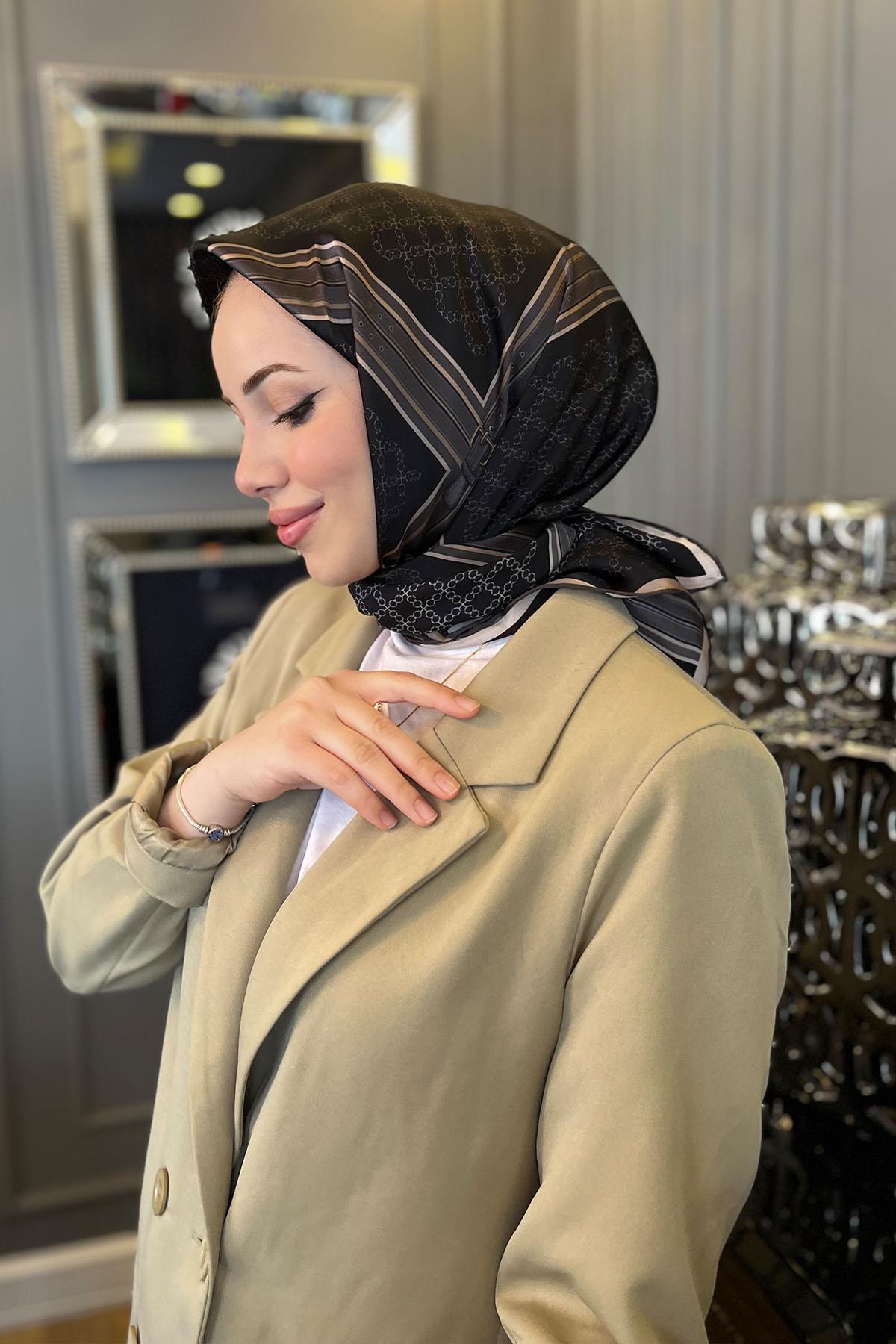 Armine İpek Eşarp 2023/2024 Sonbahar Kış - 9054D-01 - Sura