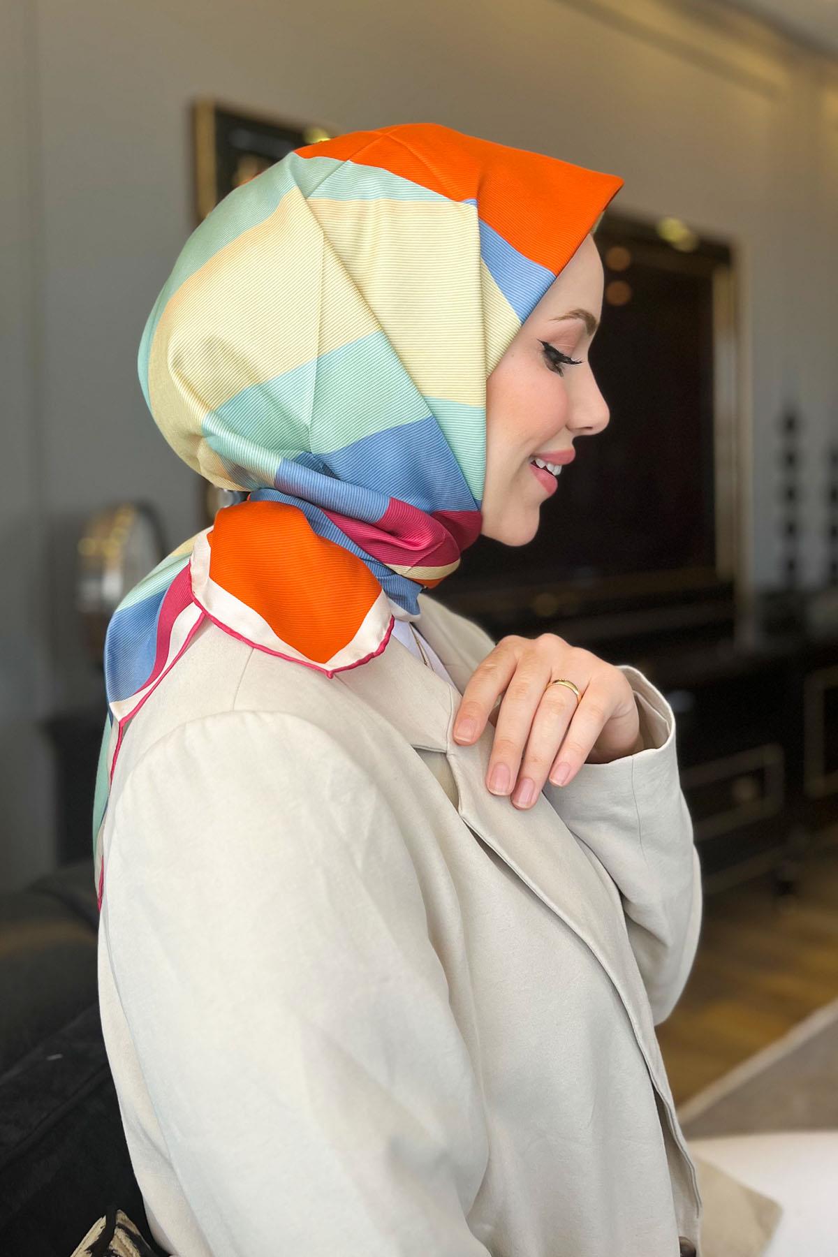 Armine İpek Eşarp 2023/2024 Sonbahar Kış - 9010D-84 - Tivil