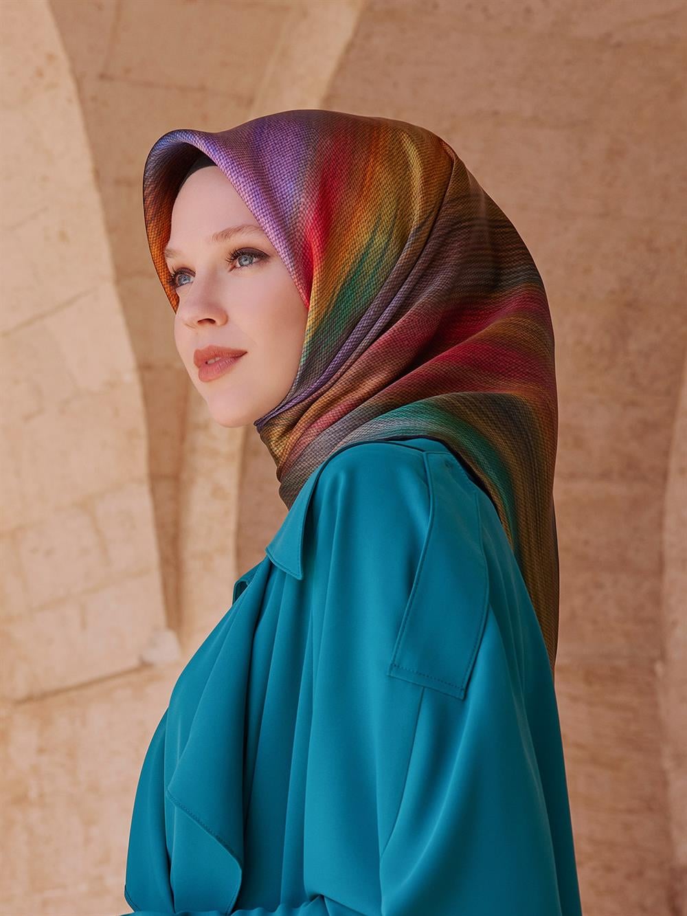 Armine İpek Eşarp 2023/2024 Sonbahar Kış - 9017DT-32 - Tivil