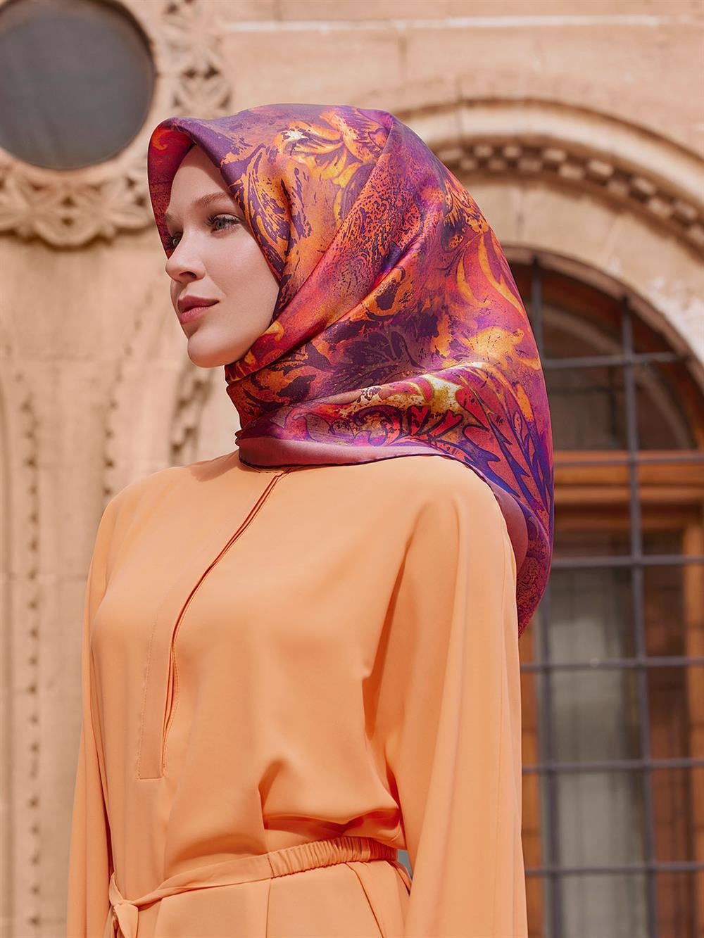 Armine İpek Eşarp 2023/2024 Sonbahar Kış - 9041DS-04 - Sura