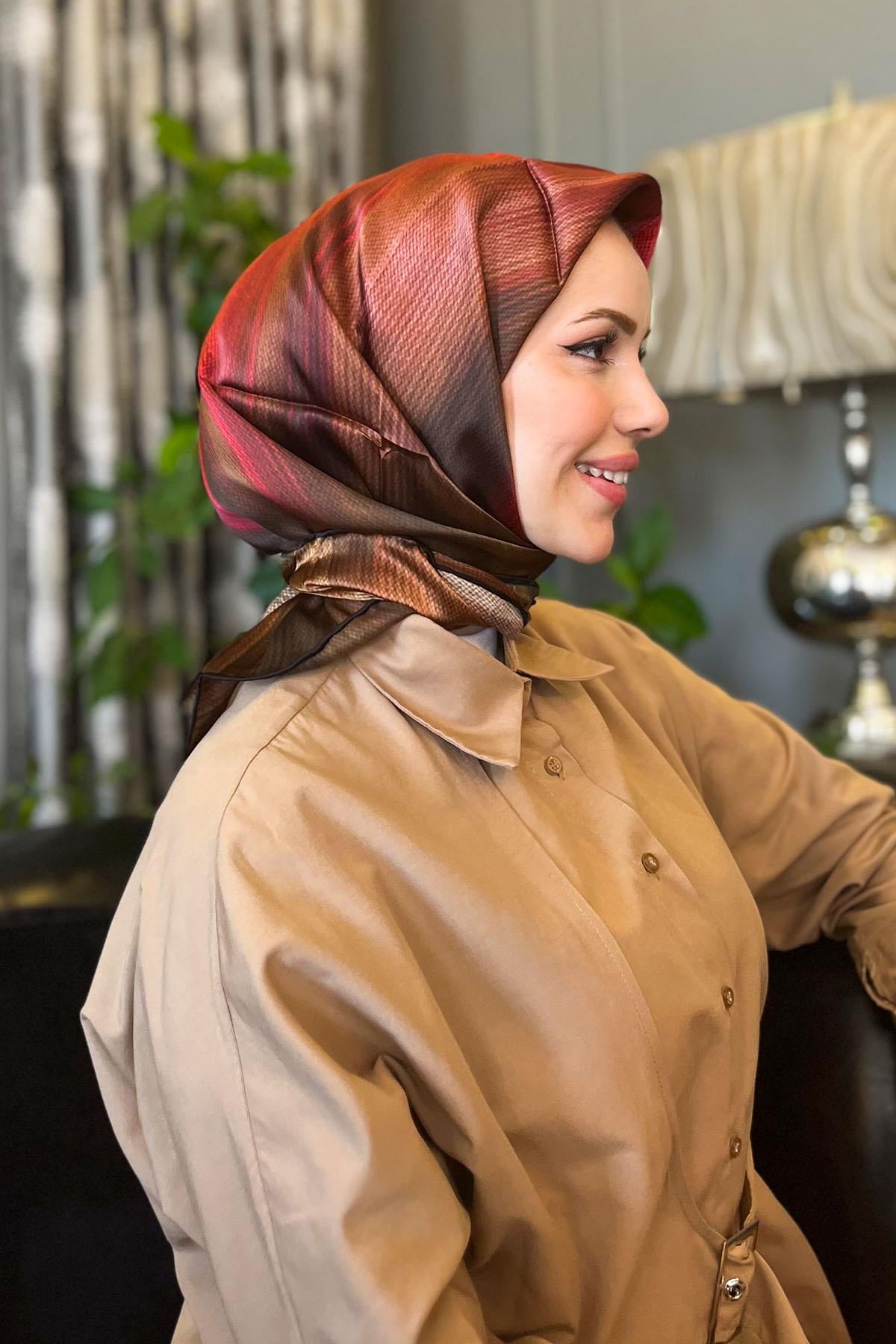 Armine İpek Eşarp 2023/2024 Sonbahar Kış - 9017D-38 - Tivil