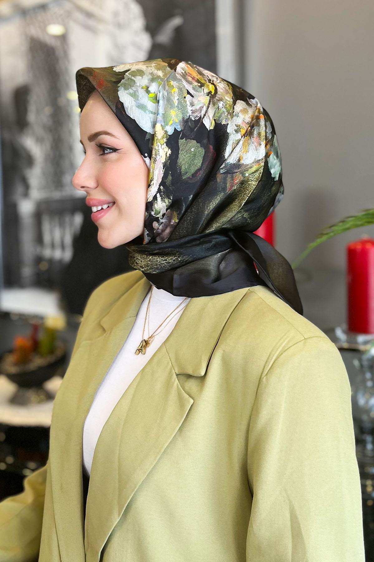 Armine İpek Eşarp 2023/2024 Sonbahar Kış - 9025D-51 - Tivil