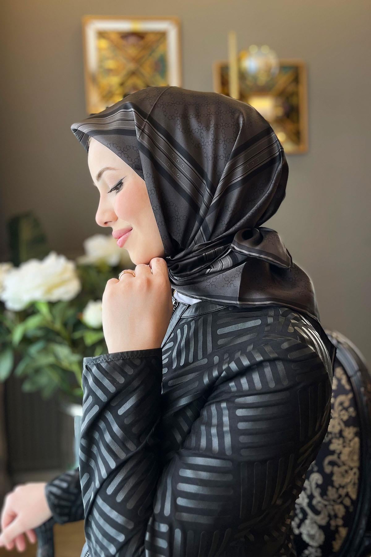 Armine İpek Eşarp 2023/2024 Sonbahar Kış - 9054DT-57 - Tivil