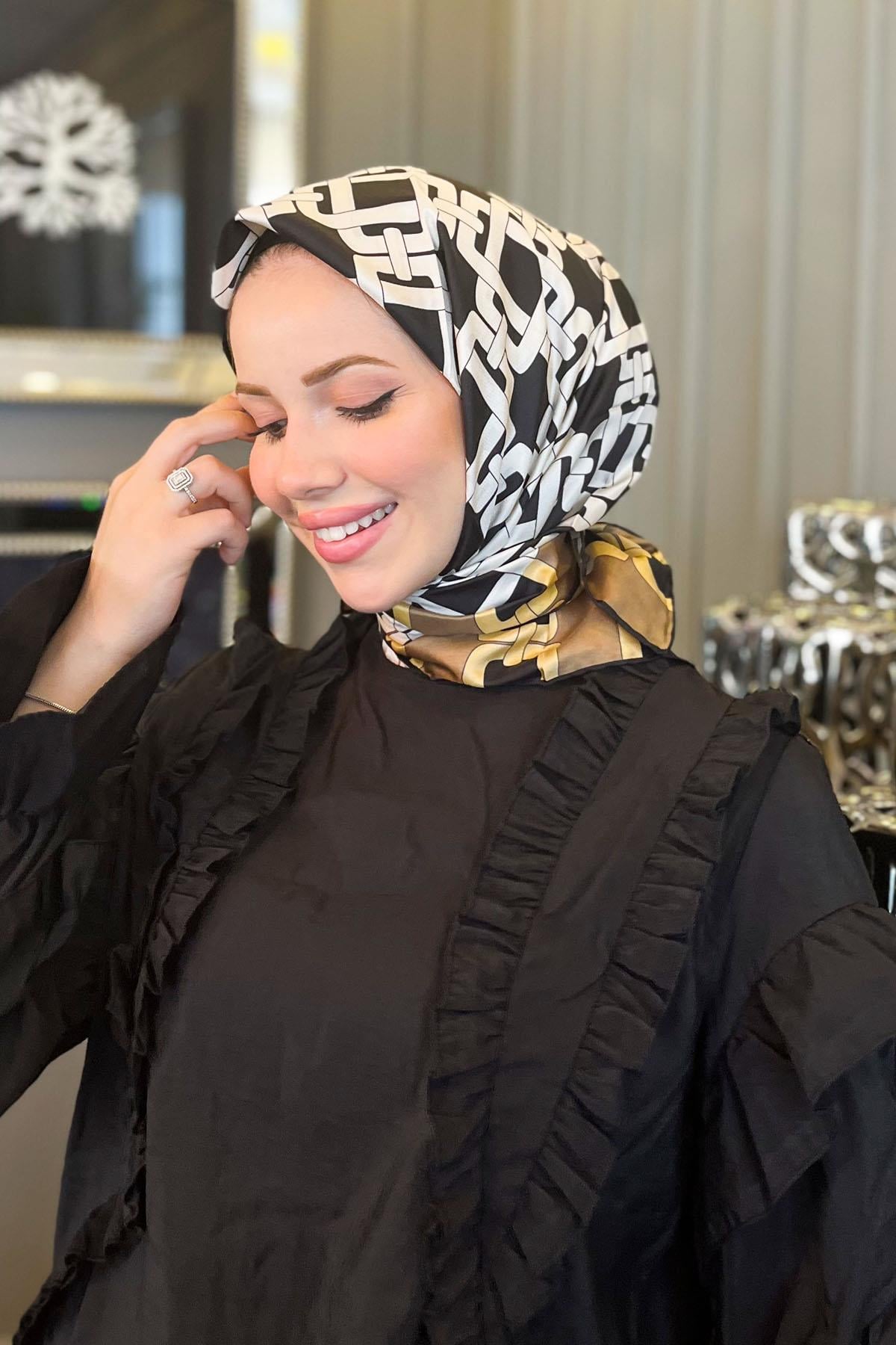 Armine İpek Eşarp 2023/2024 Sonbahar Kış - 9007D-01 - Sura