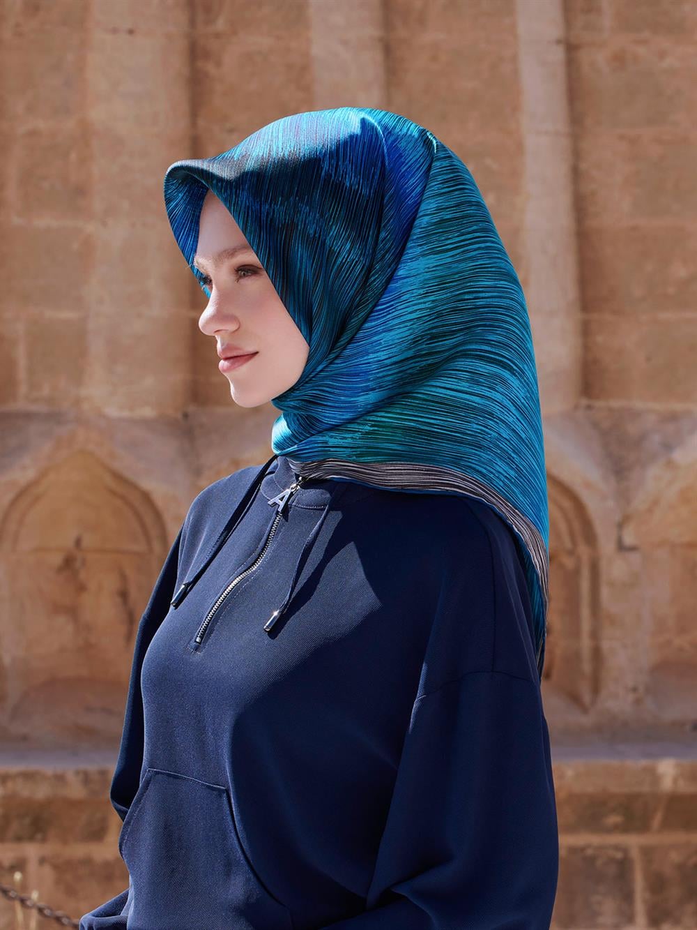 Armine İpek Eşarp 2023/2024 Sonbahar Kış - 9005DT-11 - Tivil