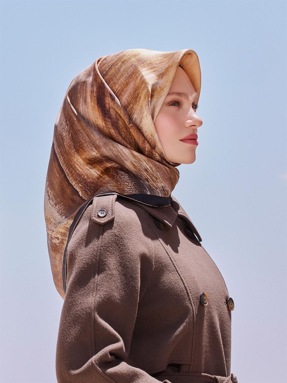 Armine İpek Eşarp 2023/2024 Sonbahar Kış - 9012DS-05 - Sura