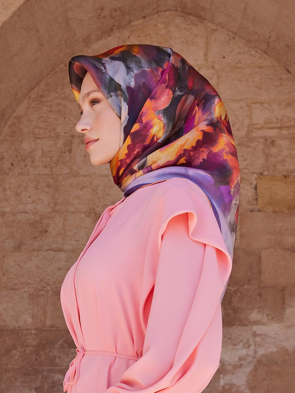 Armine İpek Eşarp 2023/2024 Sonbahar Kış - 9033DS-32 - Sura