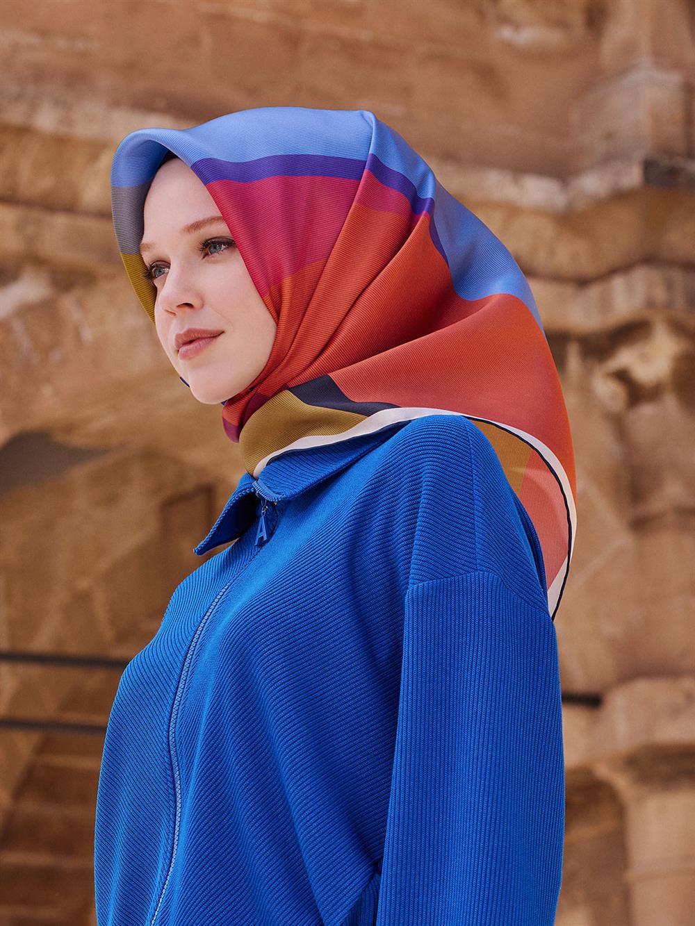 Armine İpek Eşarp 2023/2024 Sonbahar Kış - 9010DT-05 - Tivil