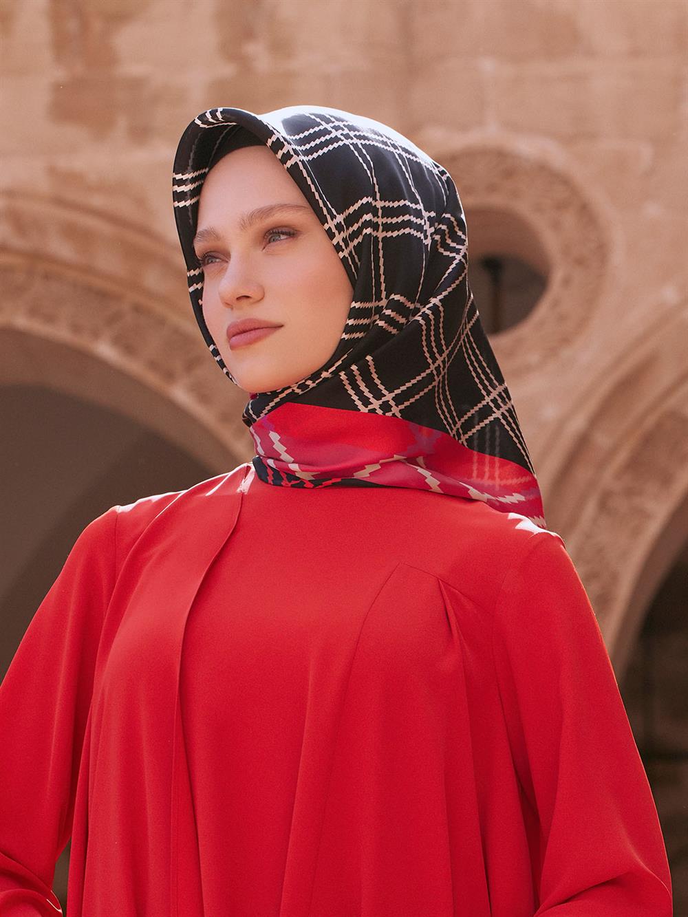 Armine İpek Eşarp 2023/2024 Sonbahar Kış - 9040DT-39 - Tivil