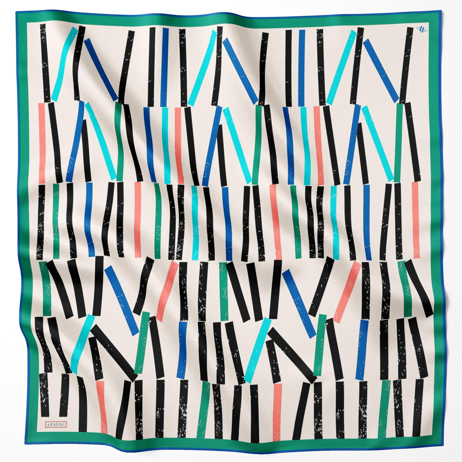 Armine İpek Eşarp 2024 İlkbahar-Yaz - 9101D-82 - Tivil