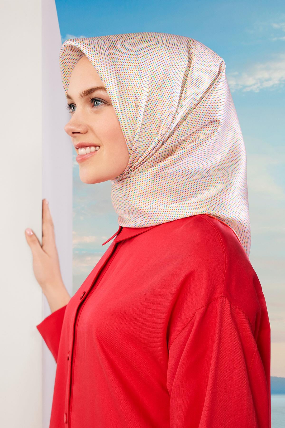 Armine İpek Eşarp 2024 İlkbahar-Yaz - 9113D-85 - Sura
