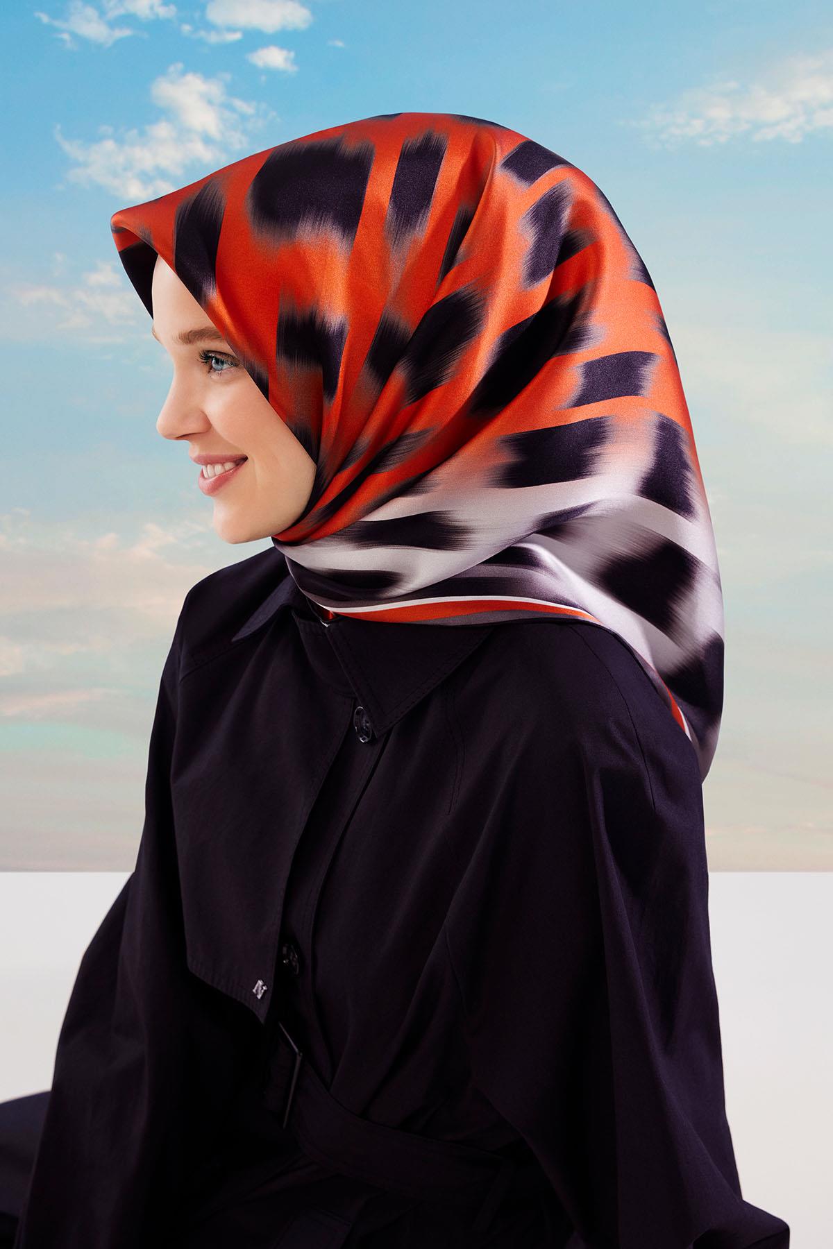 Armine İpek Eşarp 2024 İlkbahar-Yaz - 9155D-03 - Tivil