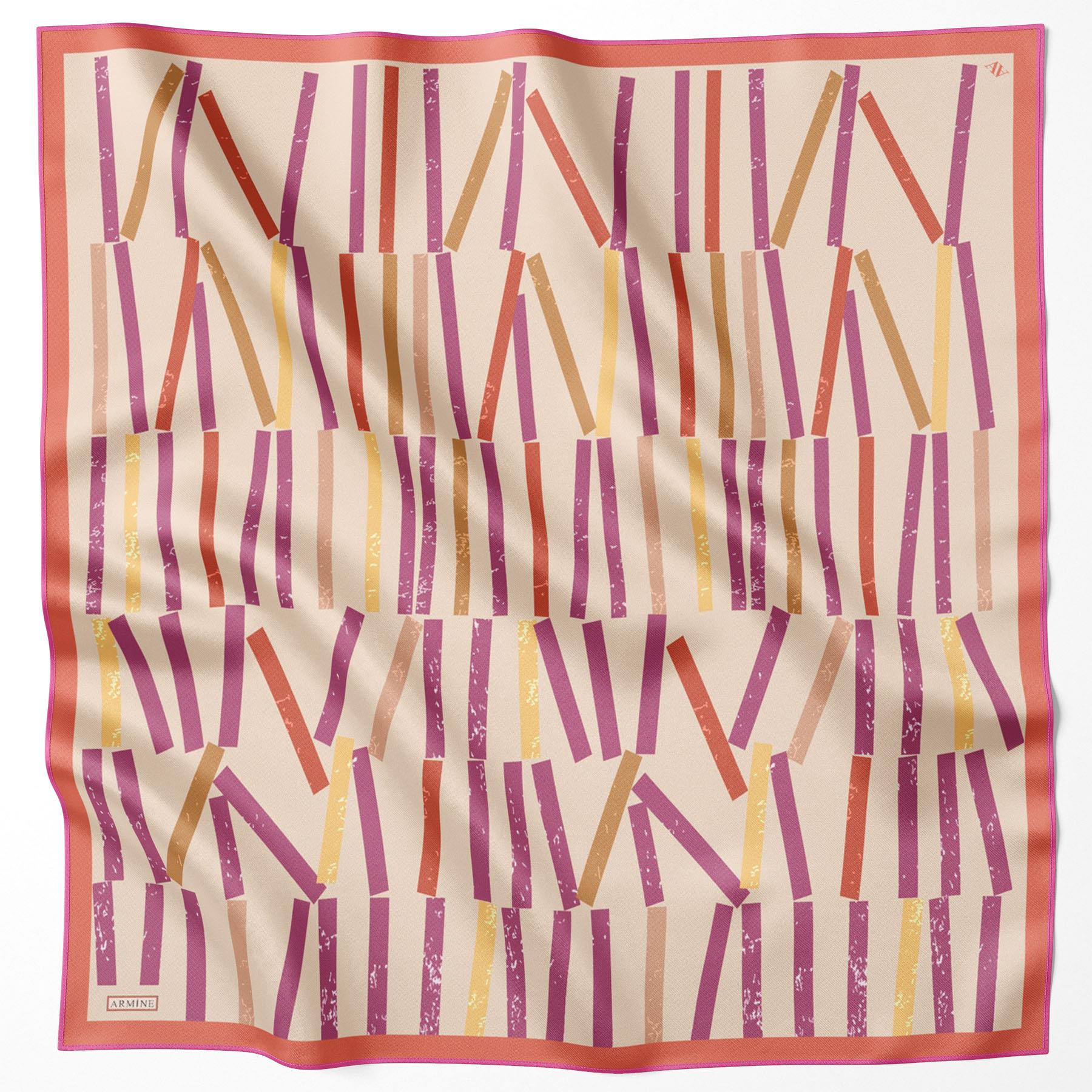 Armine İpek Eşarp 2024 İlkbahar-Yaz - 9101D-50 - Tivil