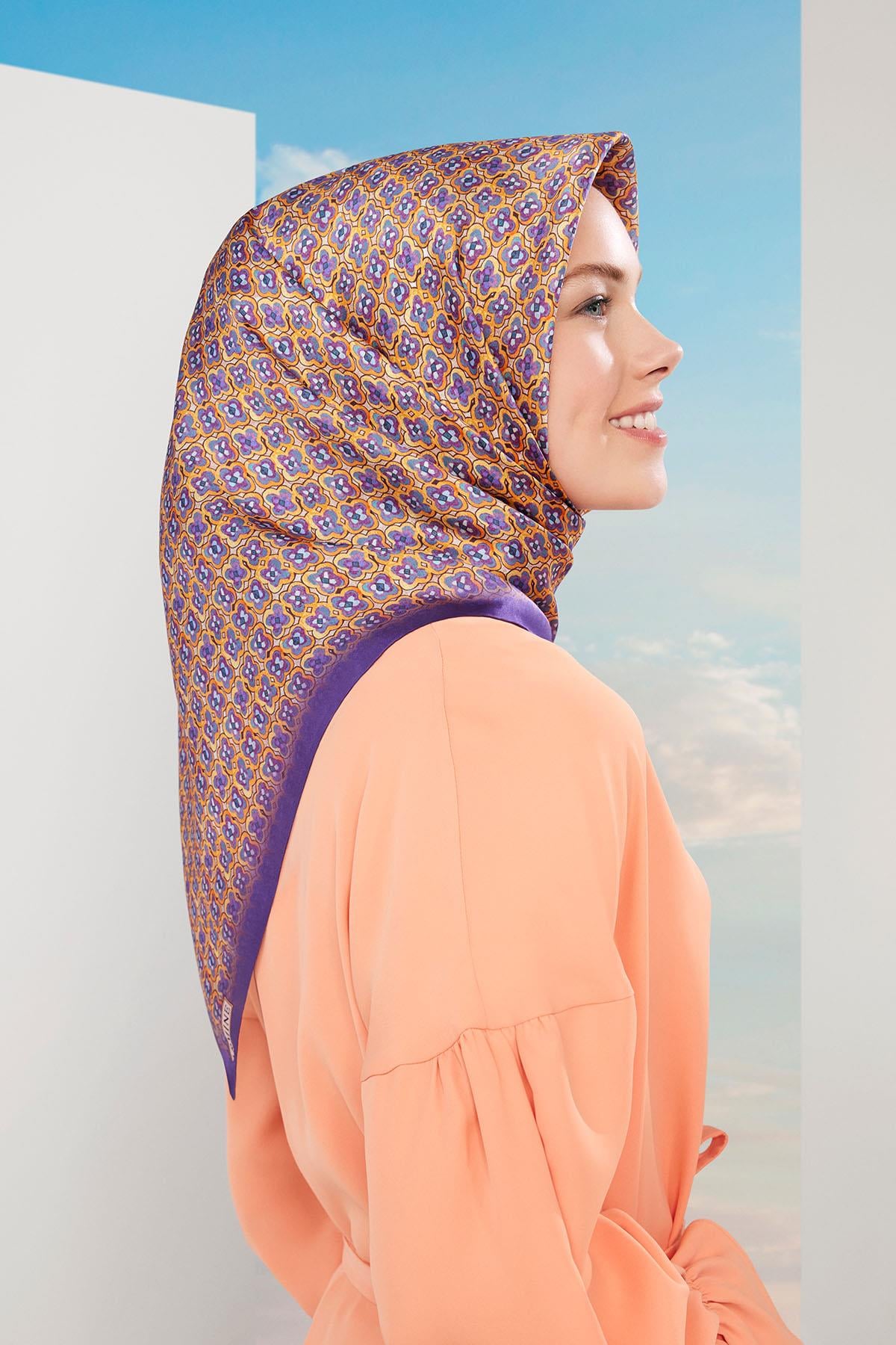 Armine İpek Eşarp 2024 İlkbahar-Yaz - 9134D-33 - Sura