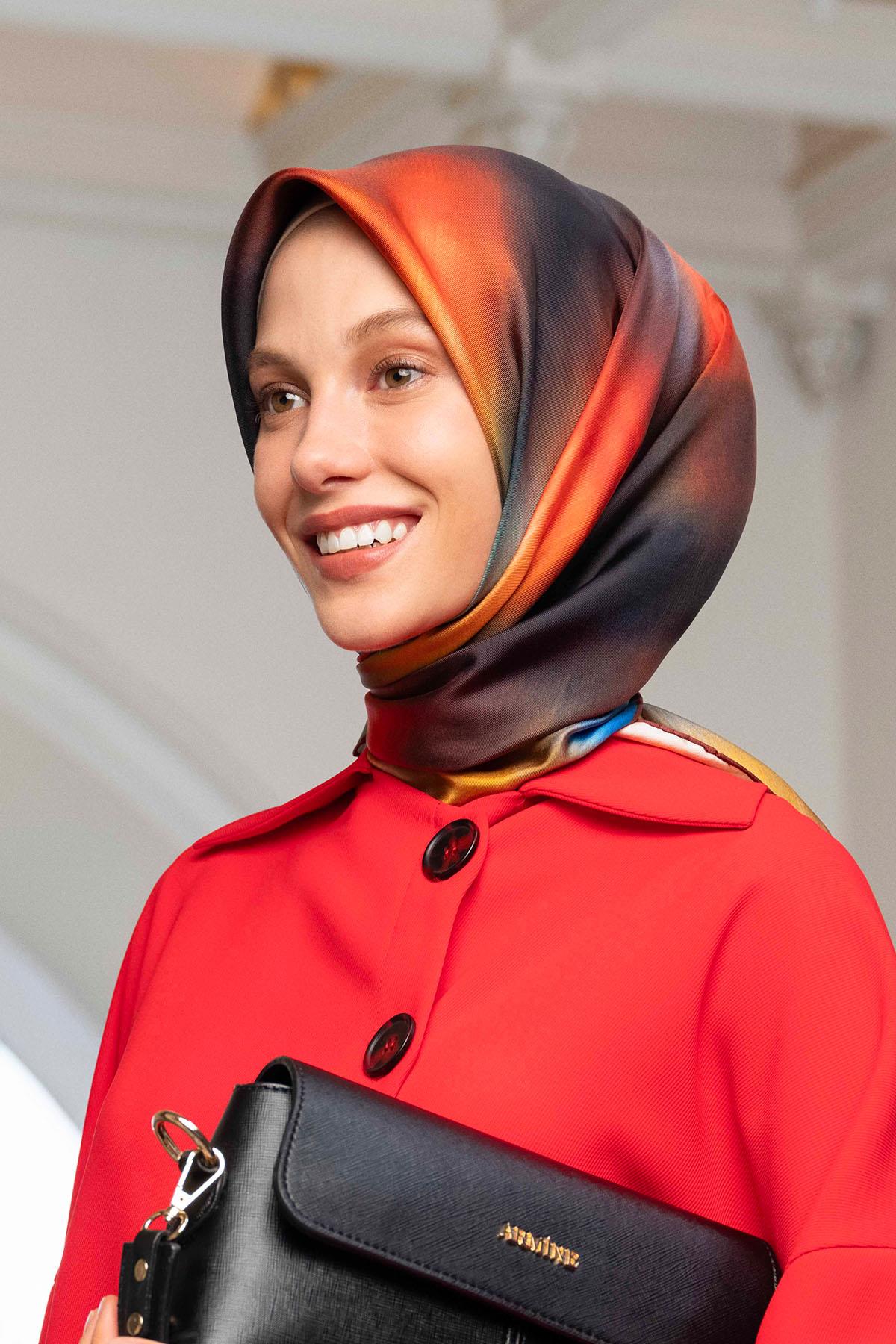 Armine İpek Eşarp 2024/2025 Sonbahar-Kış - 9229D-81 - Tivil