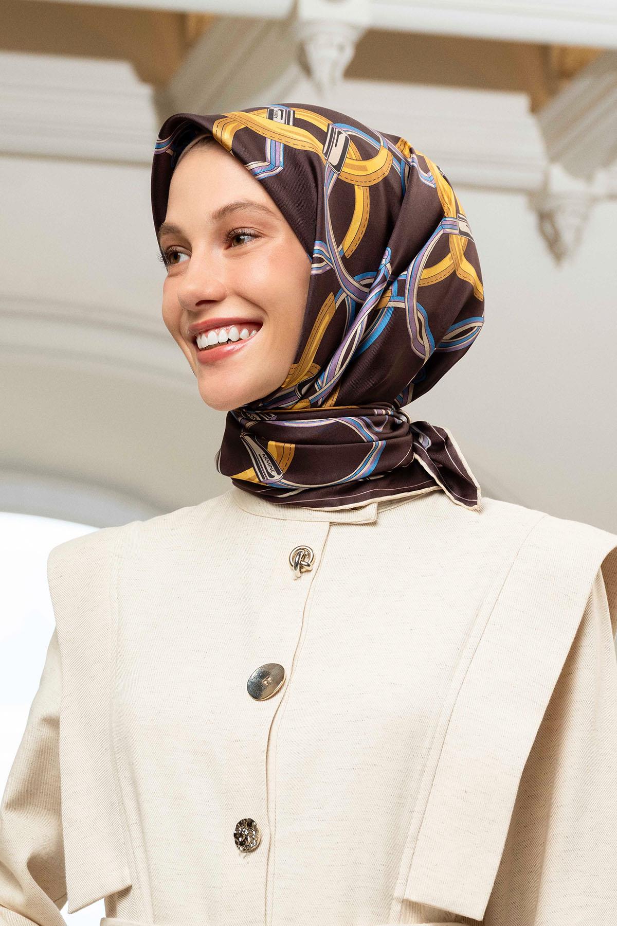 Armine İpek Eşarp 2024/2025 Sonbahar-Kış - 9203D-38 - Tivil