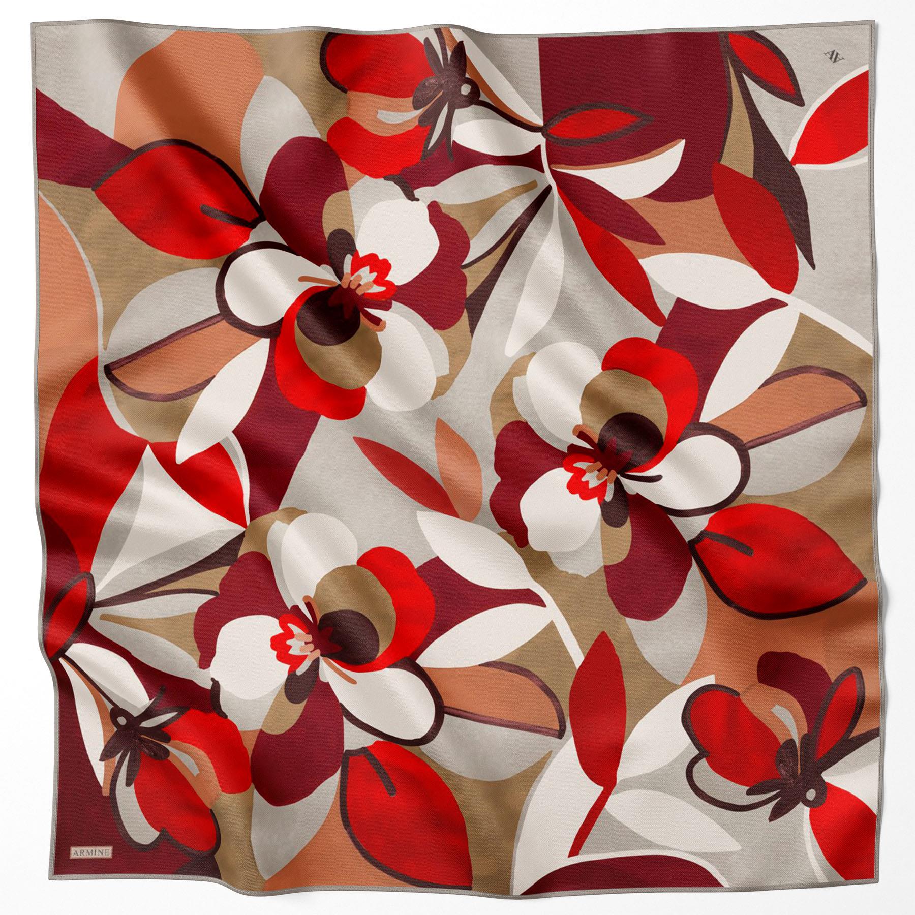 Armine İpek Eşarp 2024/2025 Sonbahar-Kış - 9200D-08 - Tivil