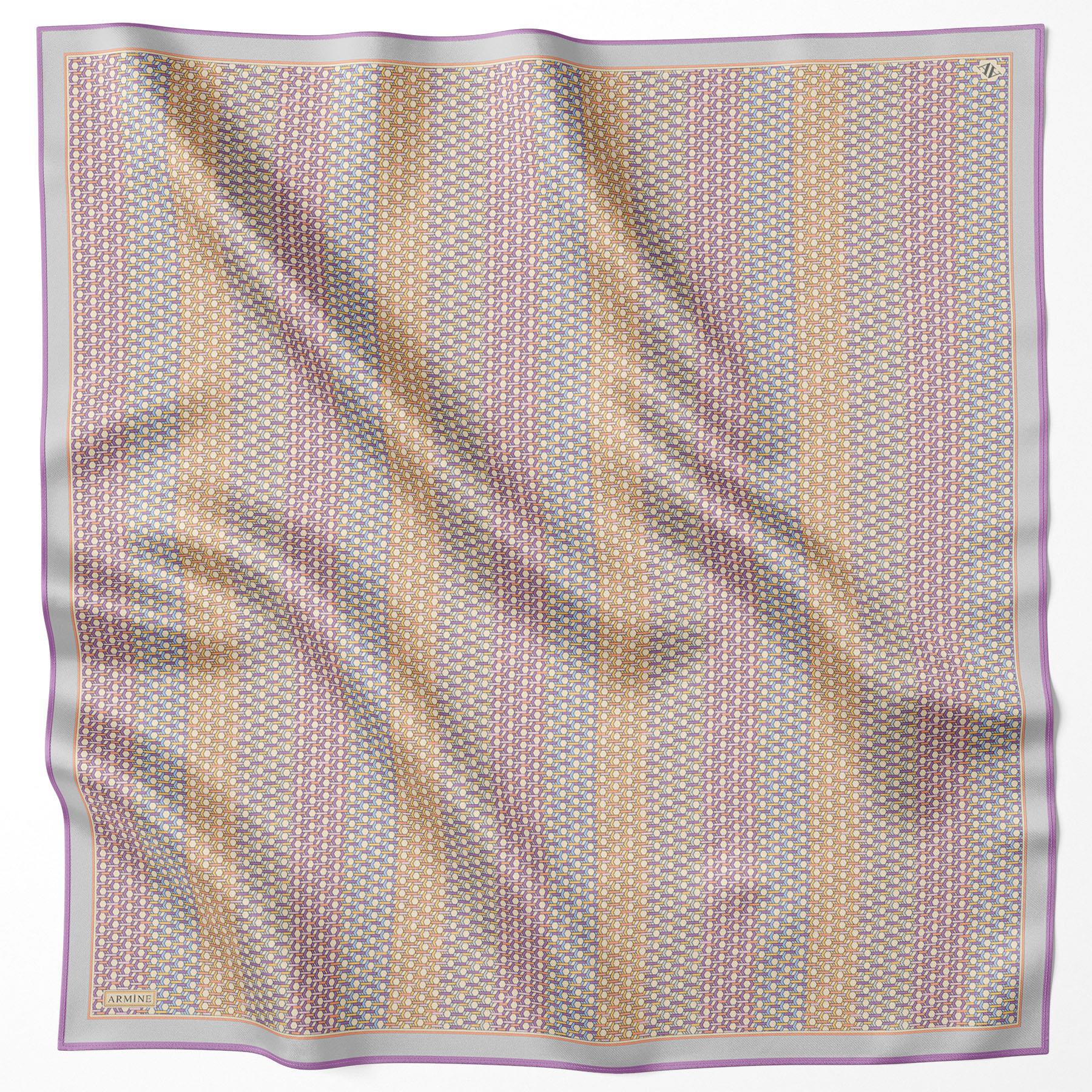 Armine Silk Scarf 2025 Spring-Summer - 9319D-82 - Twill