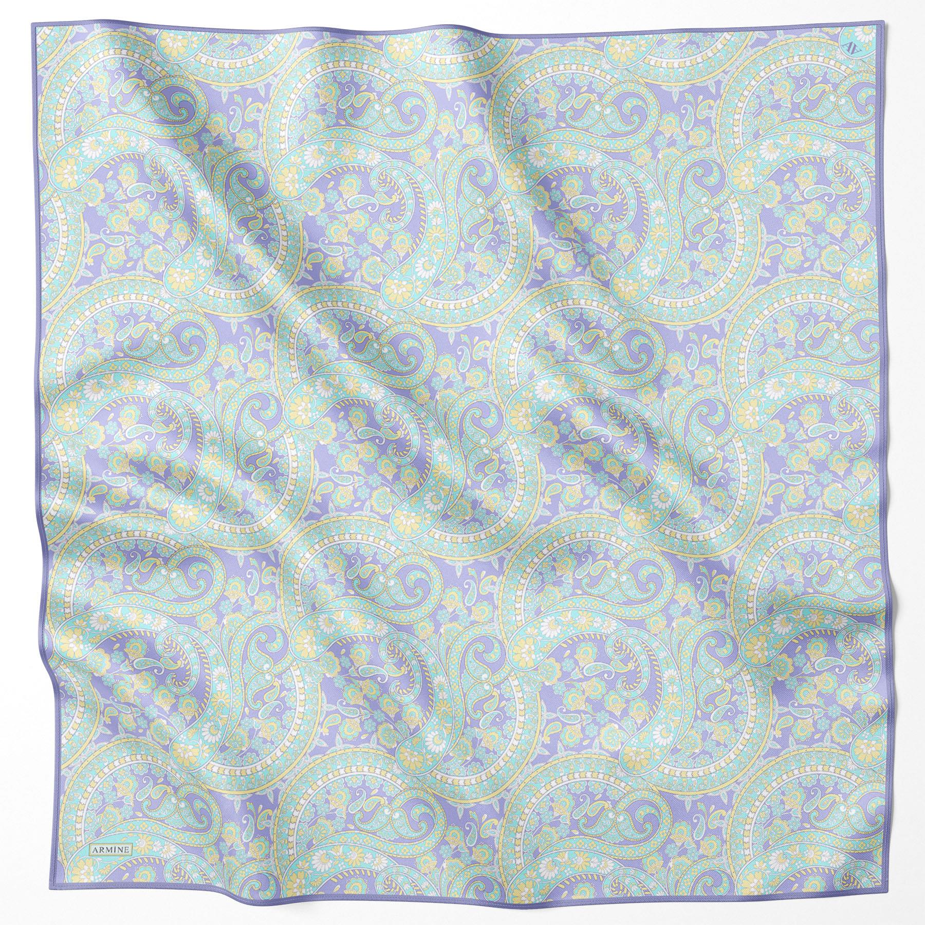 Armine Silk Scarf 2025 Spring-Summer - 9304D-34 - Twill