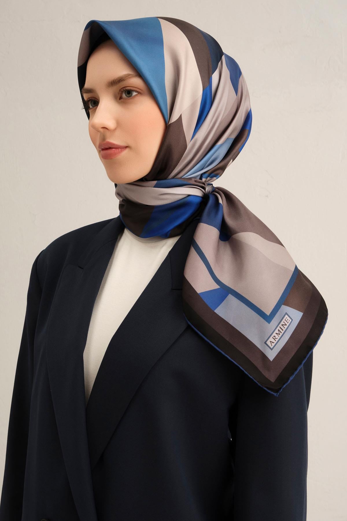 Armine İpek Eşarp 2025 İlkbahar-Yaz - 9331D-58 - Tivil
