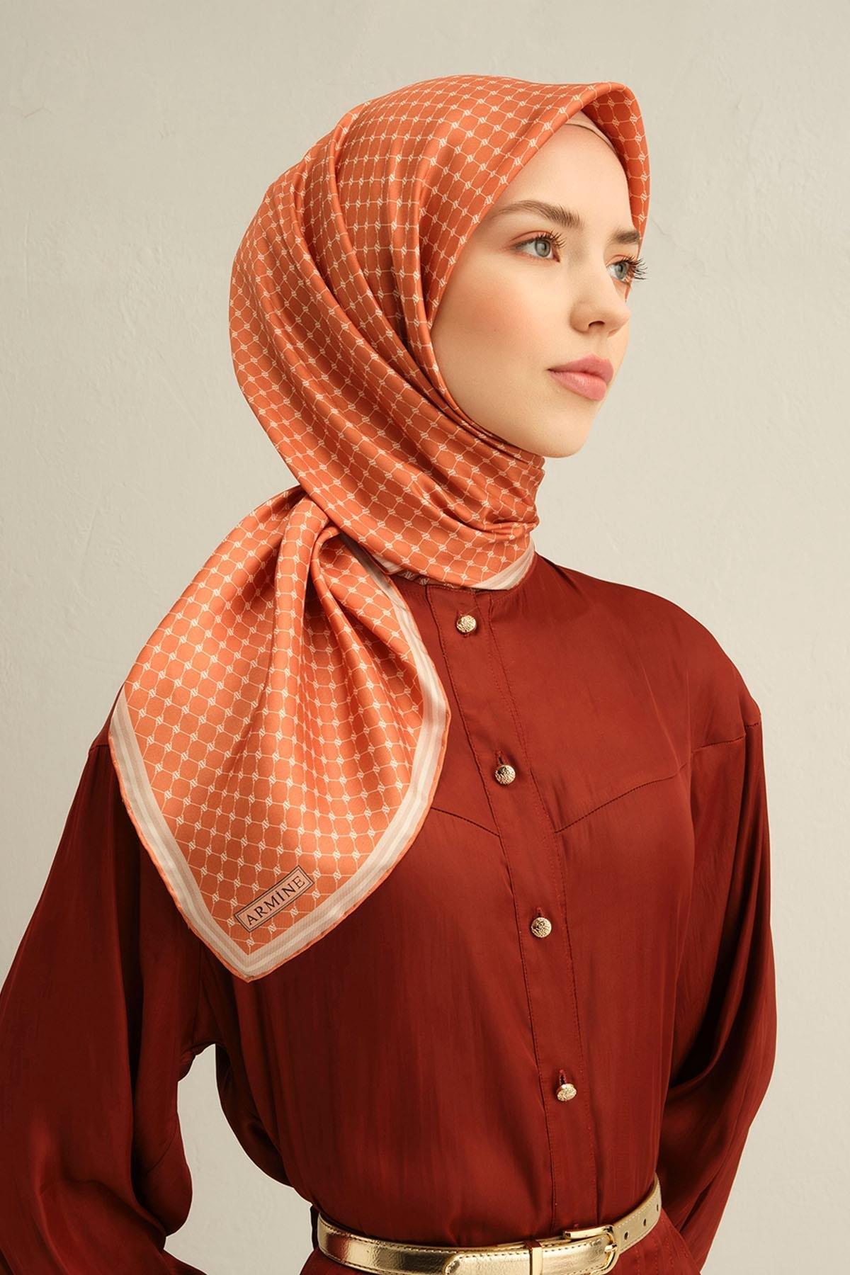 Armine İpek Eşarp 2025 İlkbahar-Yaz - 9345D-05 - Sura
