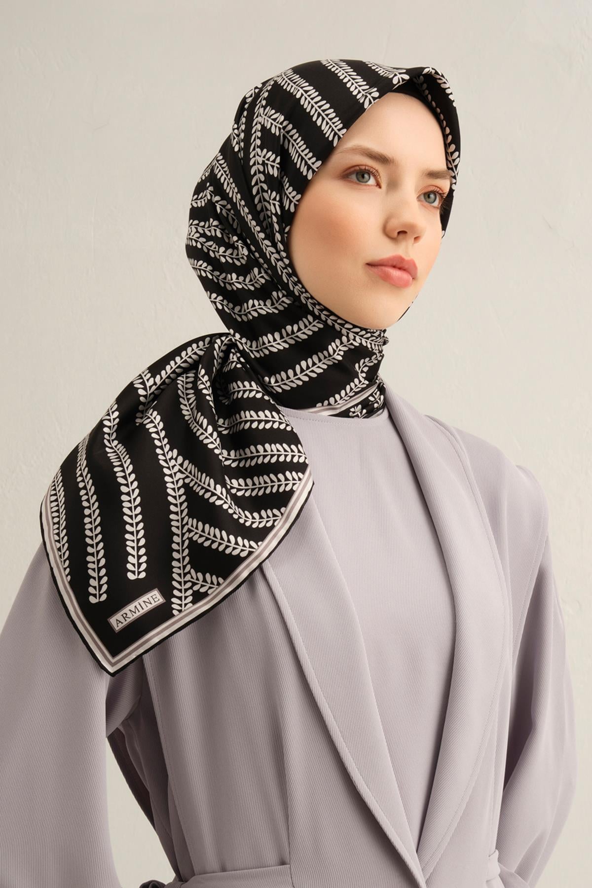 Armine İpek Eşarp 2025 İlkbahar-Yaz - 9351D-57 - Sura