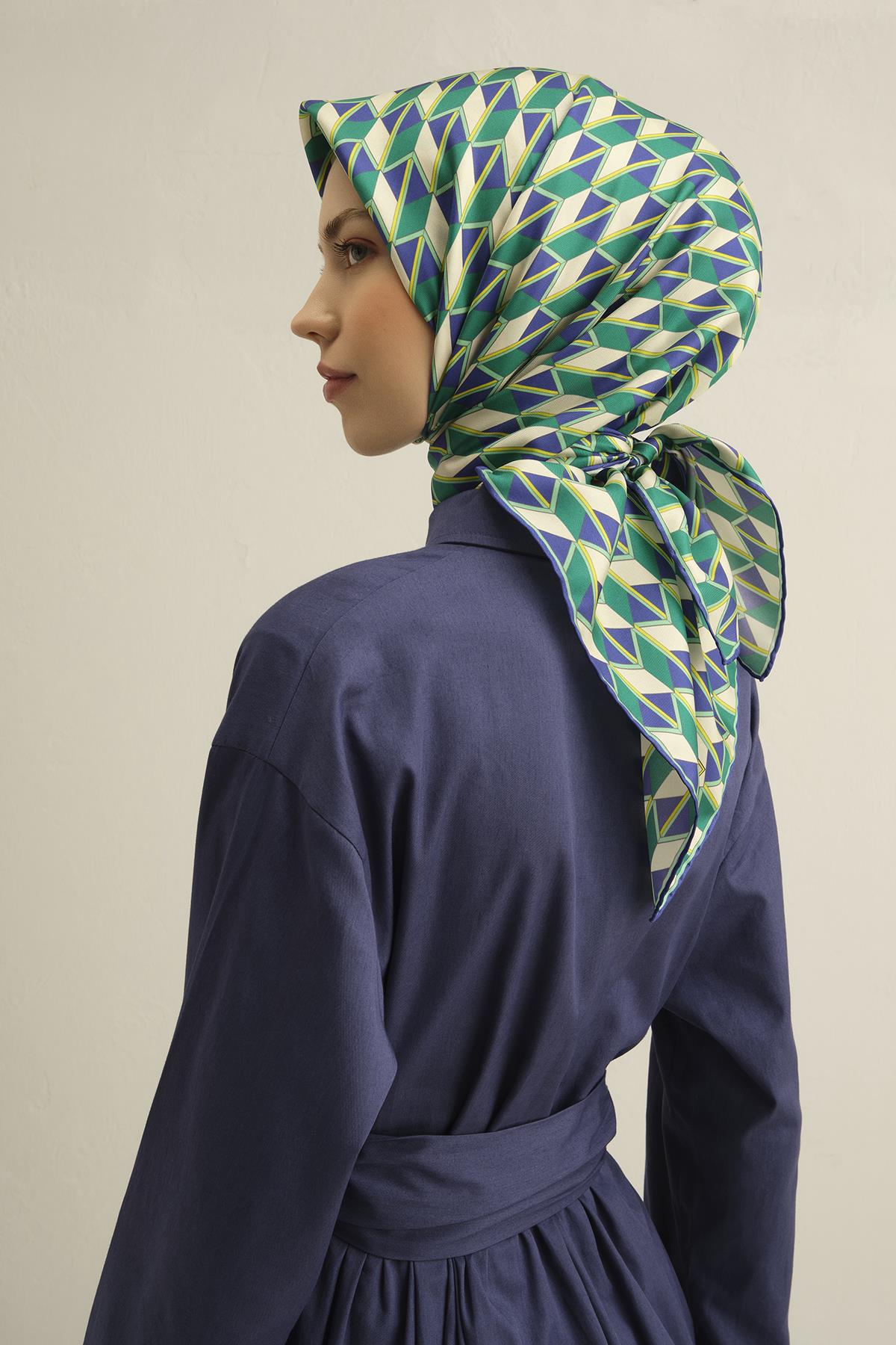 Armine Silk Scarf 2025 Spring-Summer - 9309D-80 - Satin