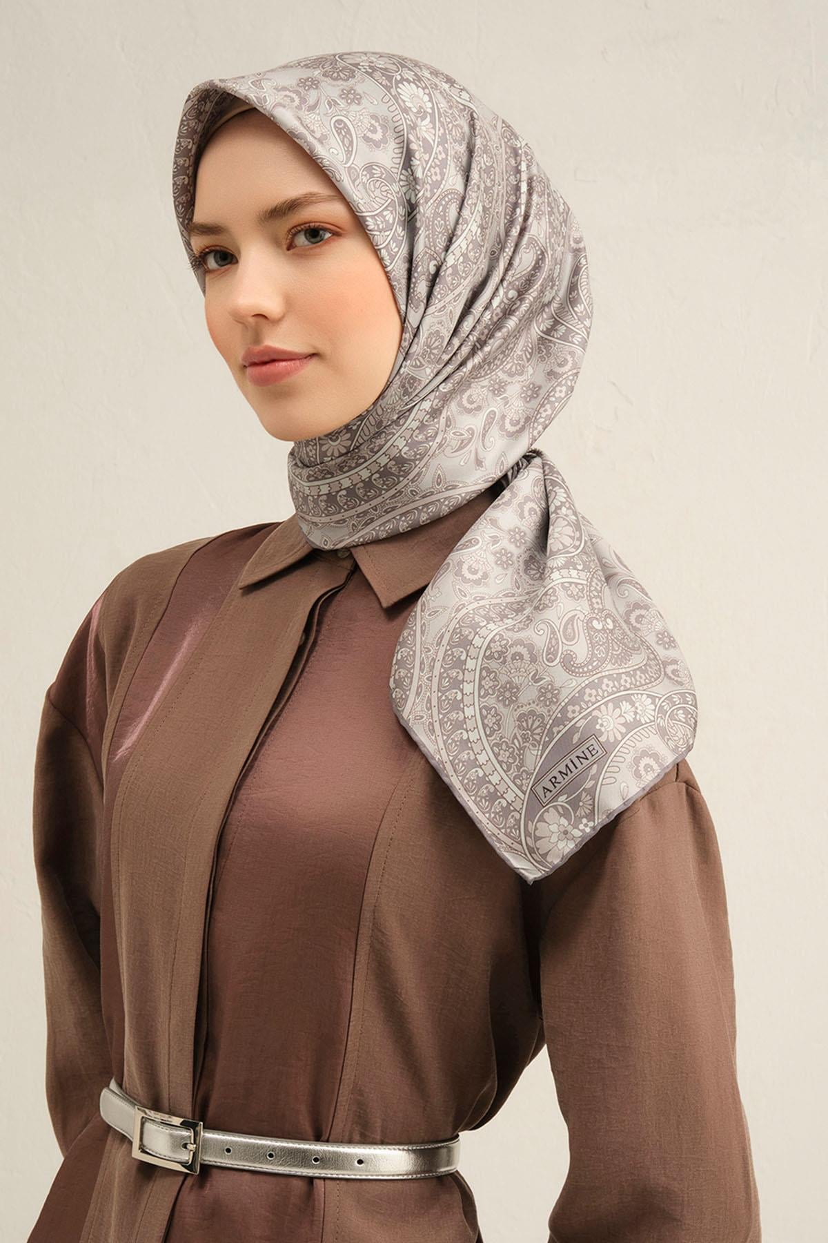 Armine İpek Eşarp 2025 İlkbahar-Yaz - 9304D-02 - Tivil