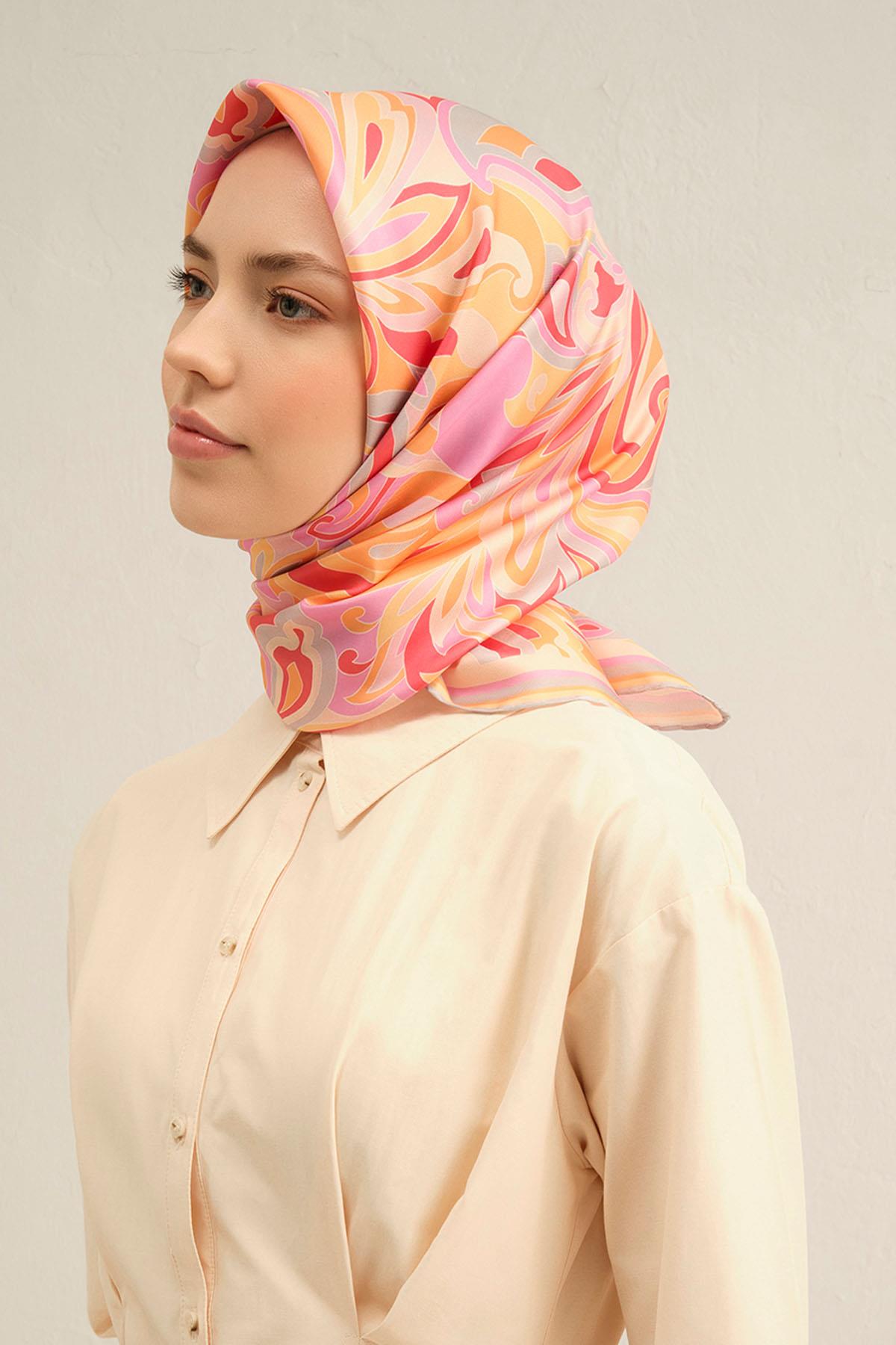 Armine İpek Eşarp 2025 İlkbahar-Yaz - 9323D-85 - Sura