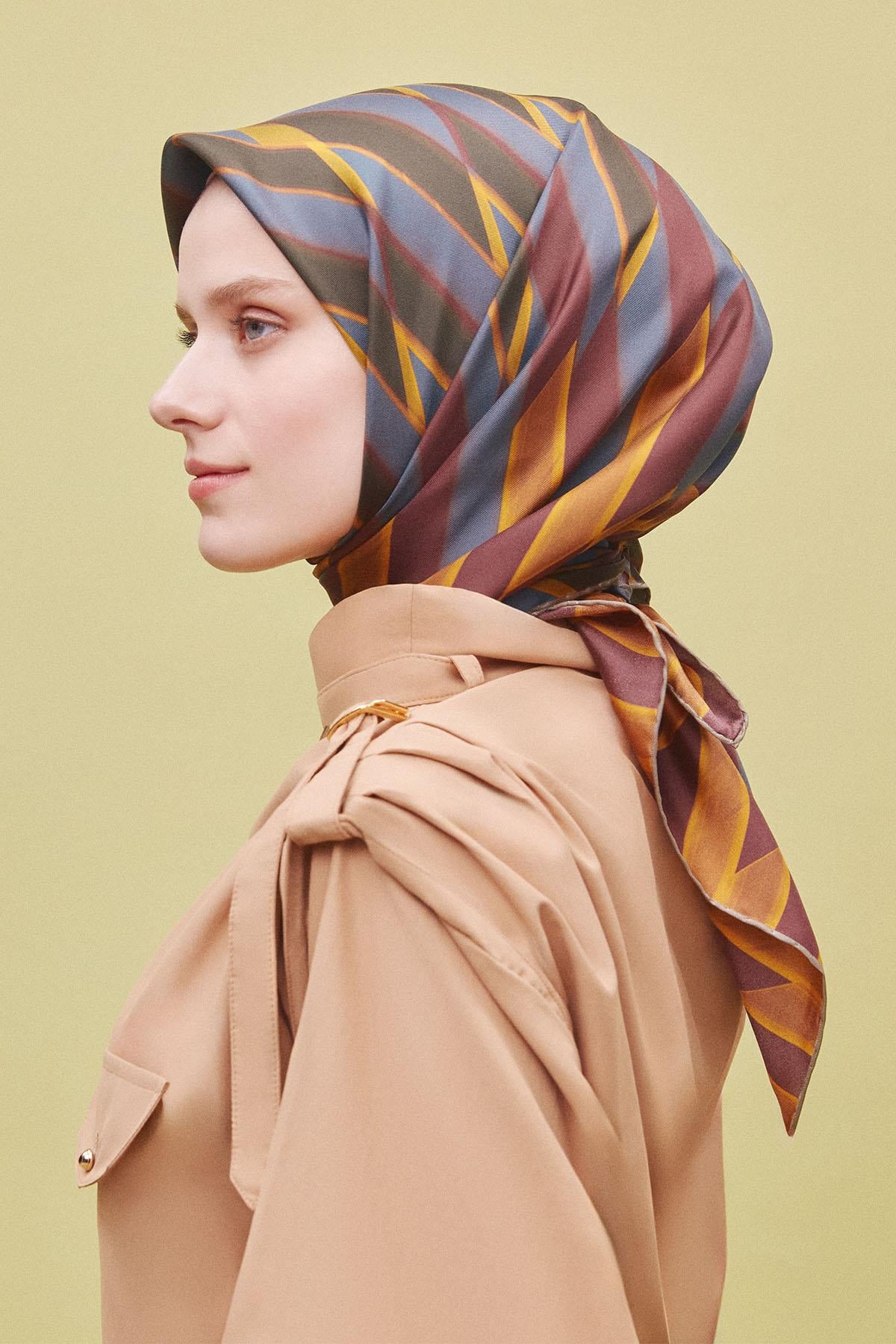 Armine İpek Eşarp 2025 İlkbahar-Yaz - 9325D-21 - Tivil