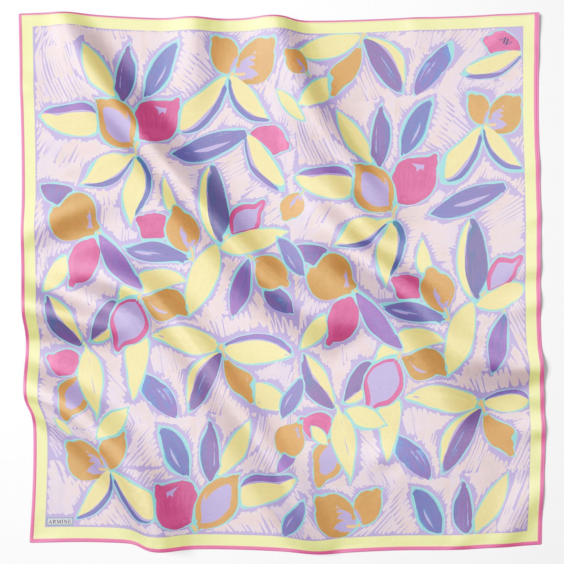 Armine Silk Scarf 2025 Spring-Summer - 9314D-52 - Satin