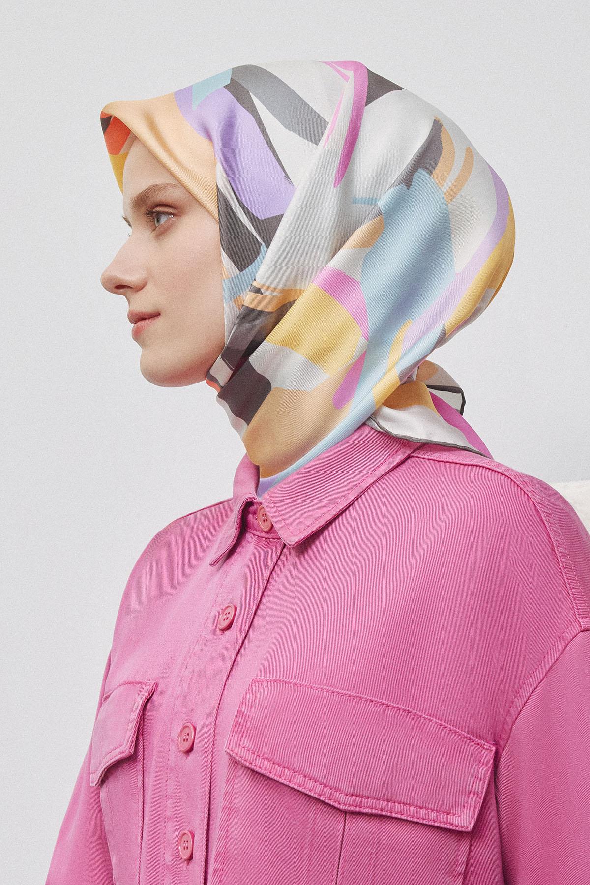 Armine İpek Eşarp 2025 İlkbahar-Yaz - 9328D-84 - Sura