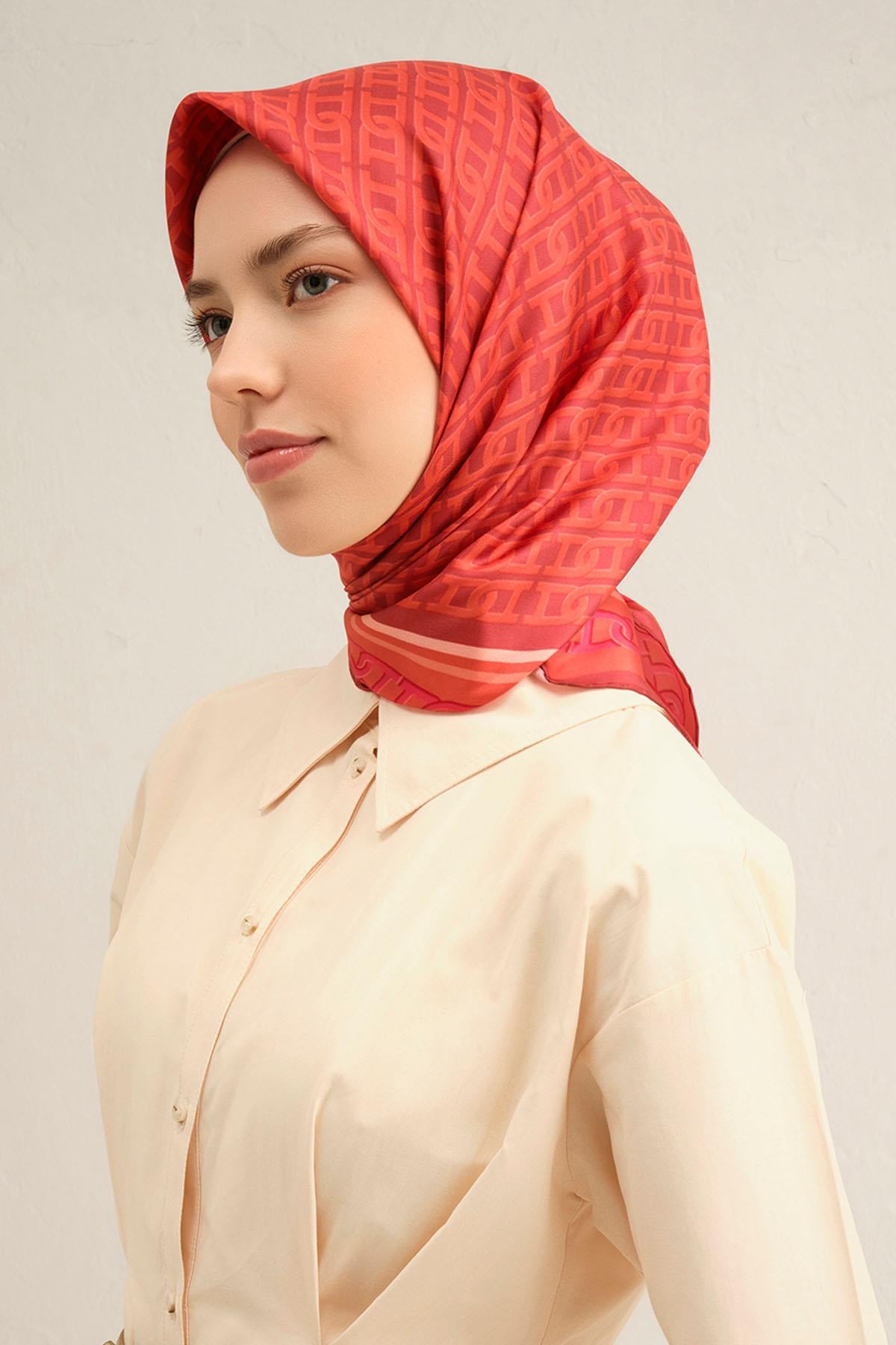 Armine İpek Eşarp 2025 İlkbahar-Yaz - 9301D-04 - Tivil