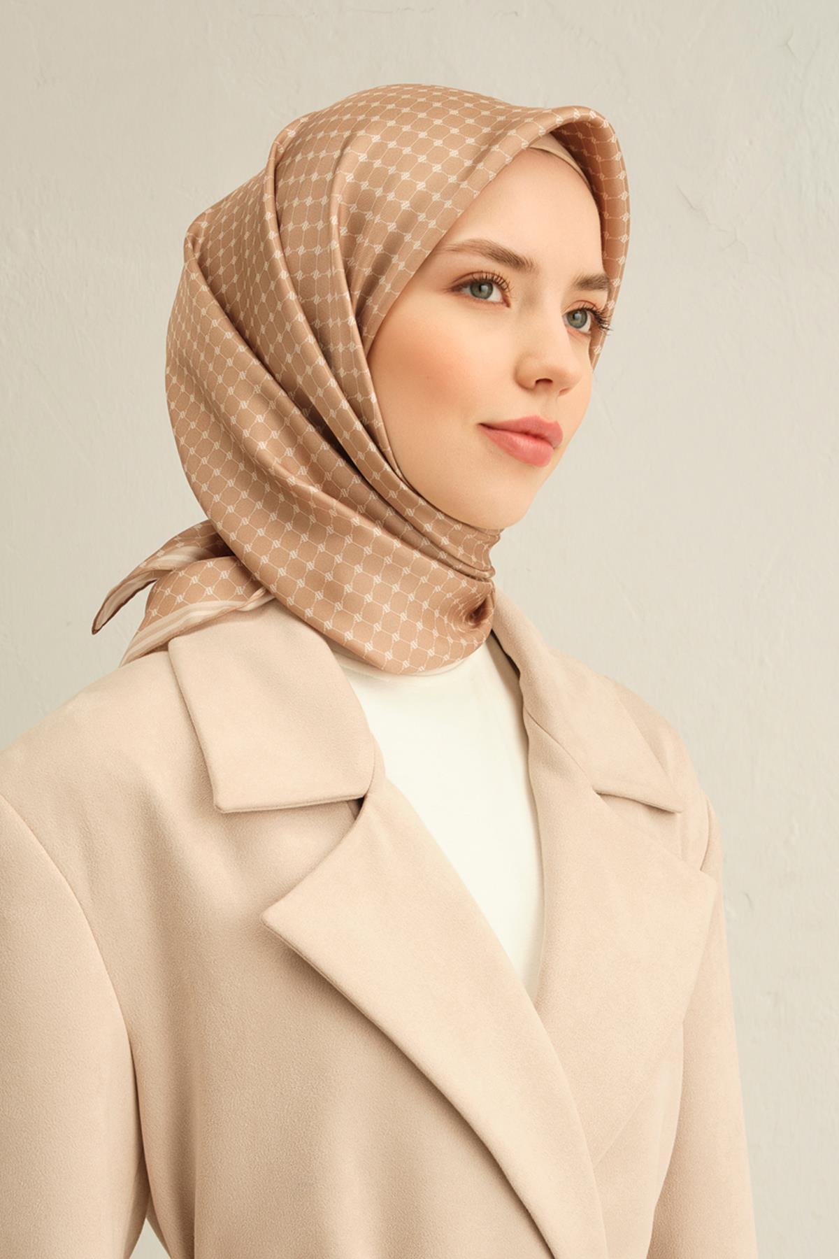 Armine Silk Scarf 2025 Spring-Summer - 9345D-13 - Twill