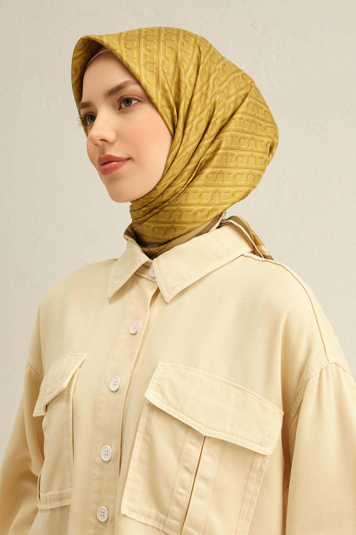 Armine İpek Eşarp 2025 İlkbahar-Yaz - 9301D-32 - Tivil