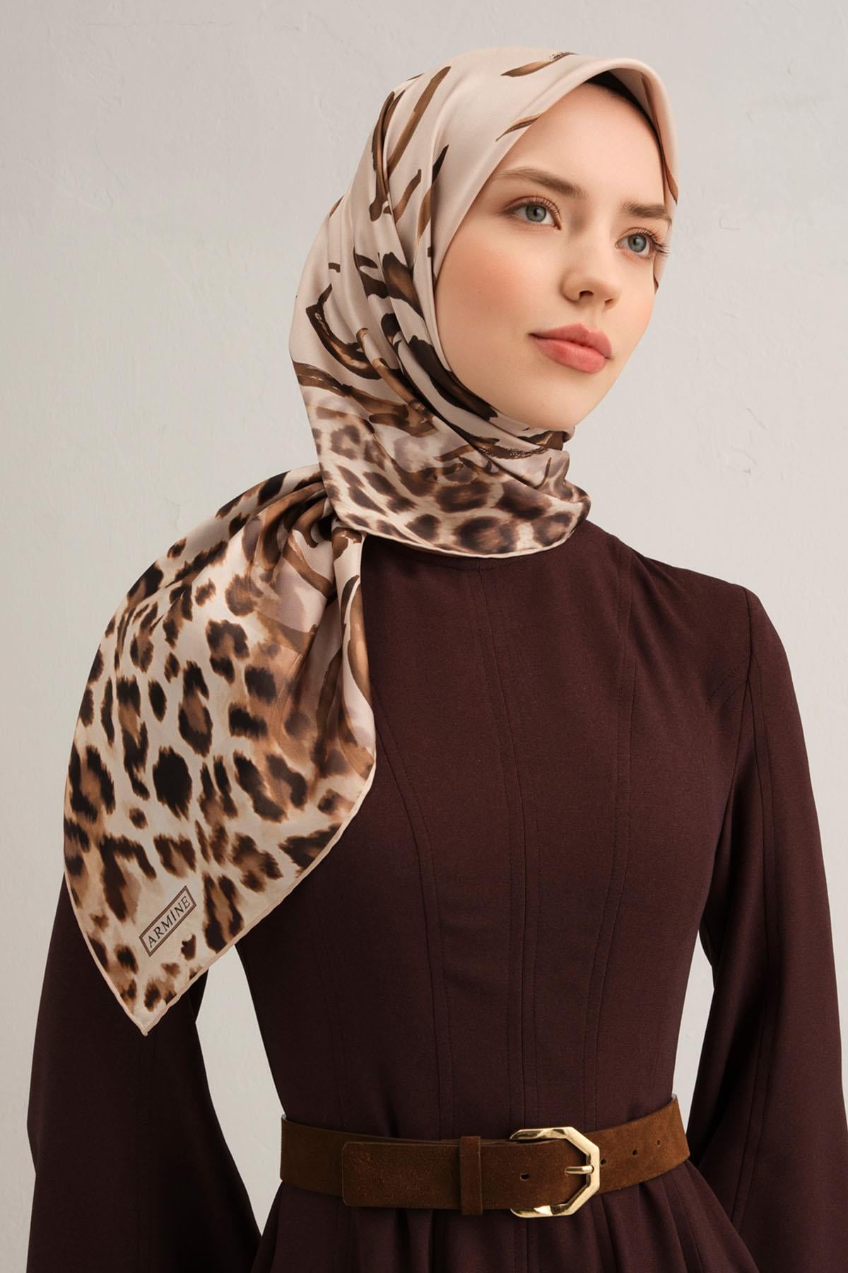 Armine İpek Eşarp 2025 İlkbahar-Yaz - 9355D-04 - Tivil